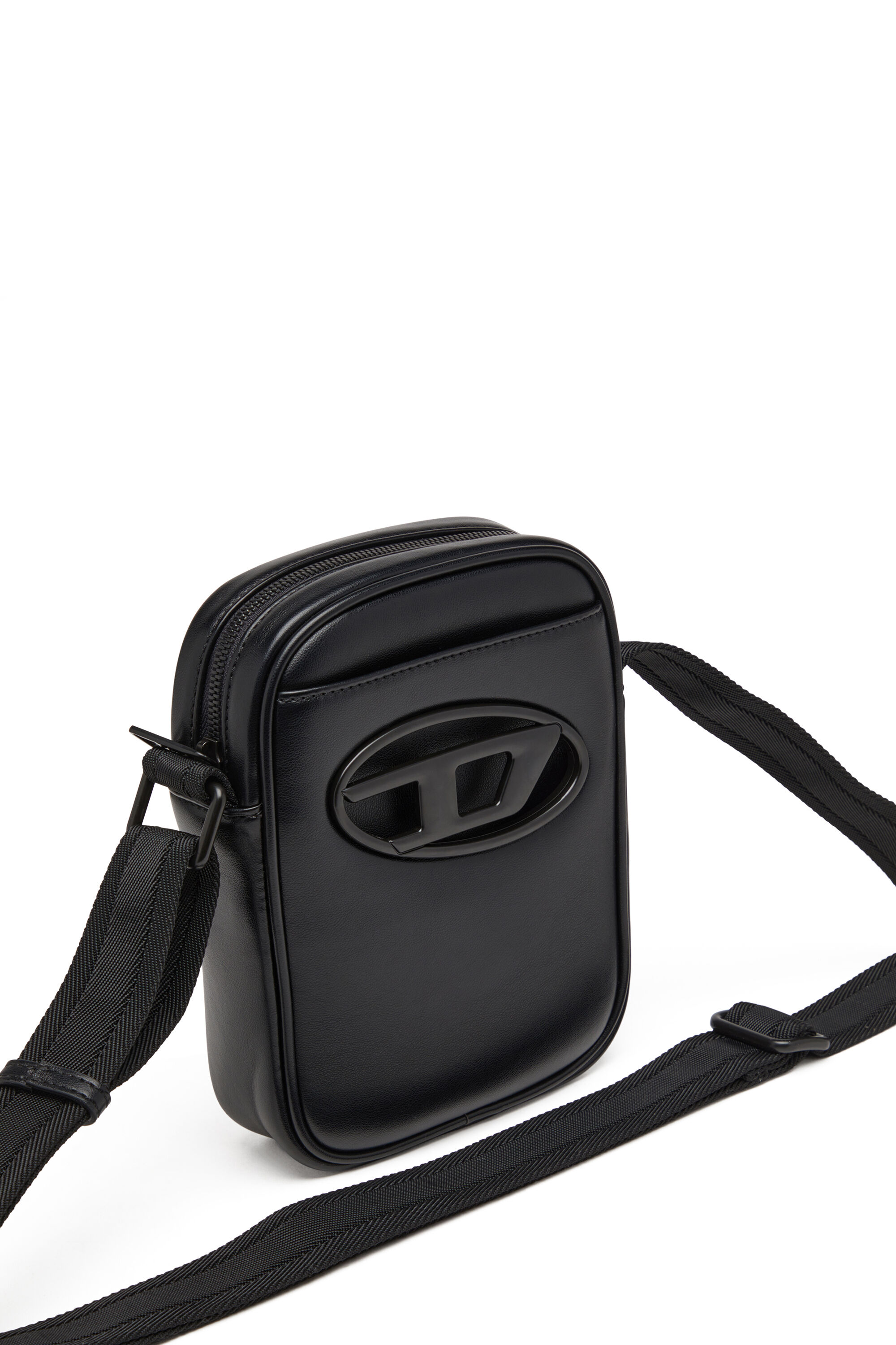 Diesel - HOLI-D CROSSBODY, Holi-D-Sac à bandoulière en PU et néoprène Homme in Noir - 5