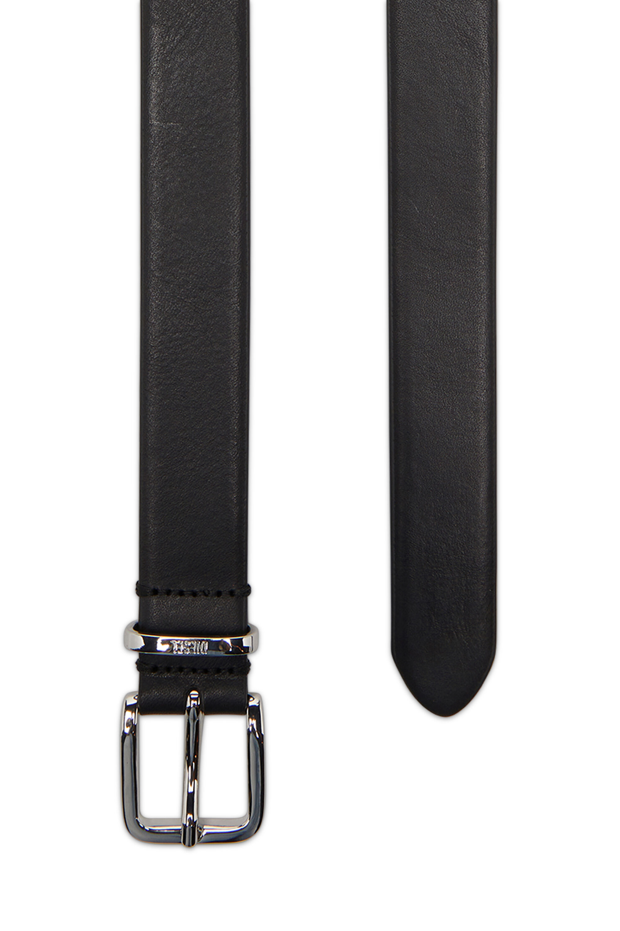 Diesel - B-BISCOTTO W KNOT 25, Ceinture nœud en cuir 2,5 cm Femme in Noir - 2