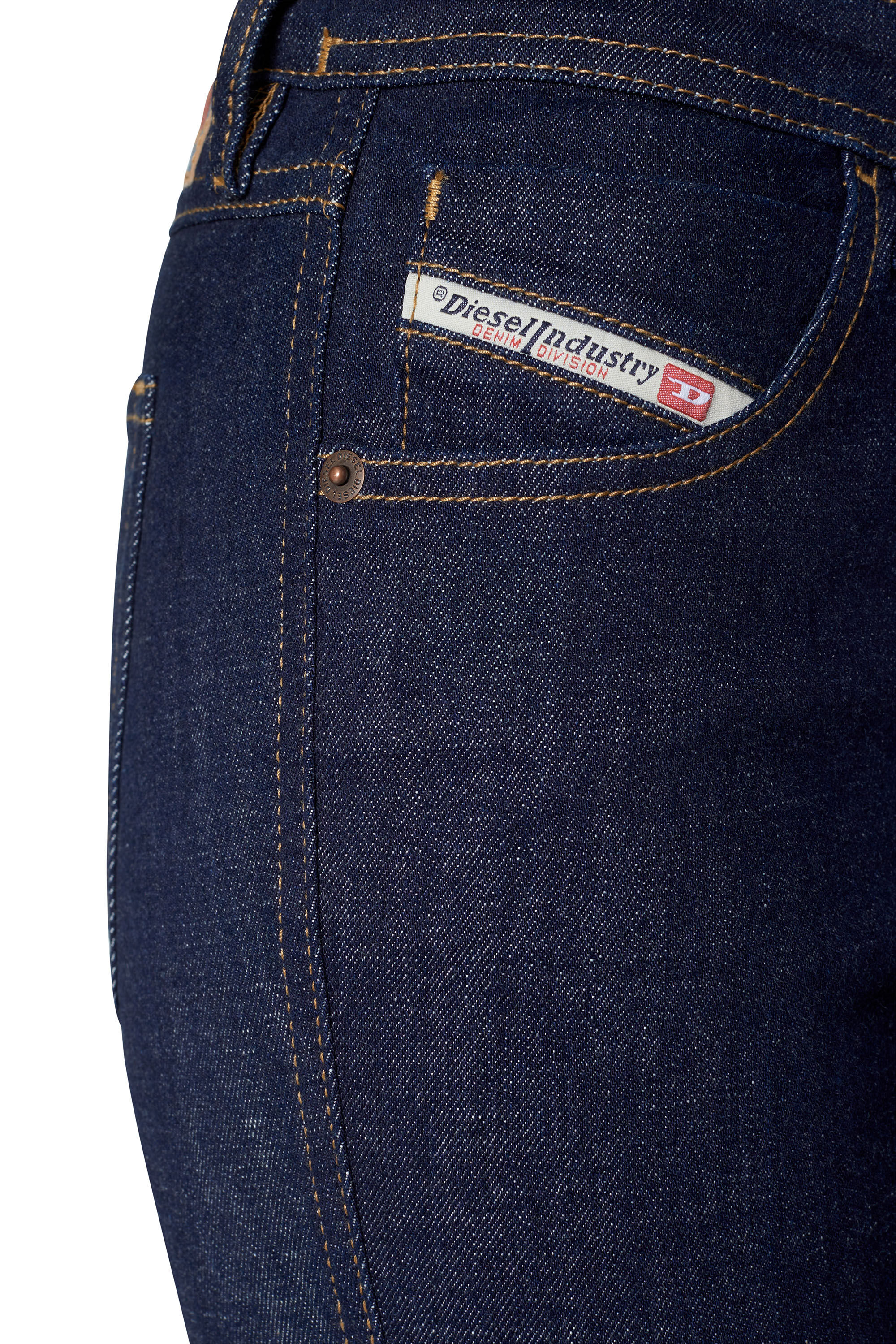 Diesel - Skinny Jeans 2015 Babhila Z9C17, Bleu Foncé - Image 6