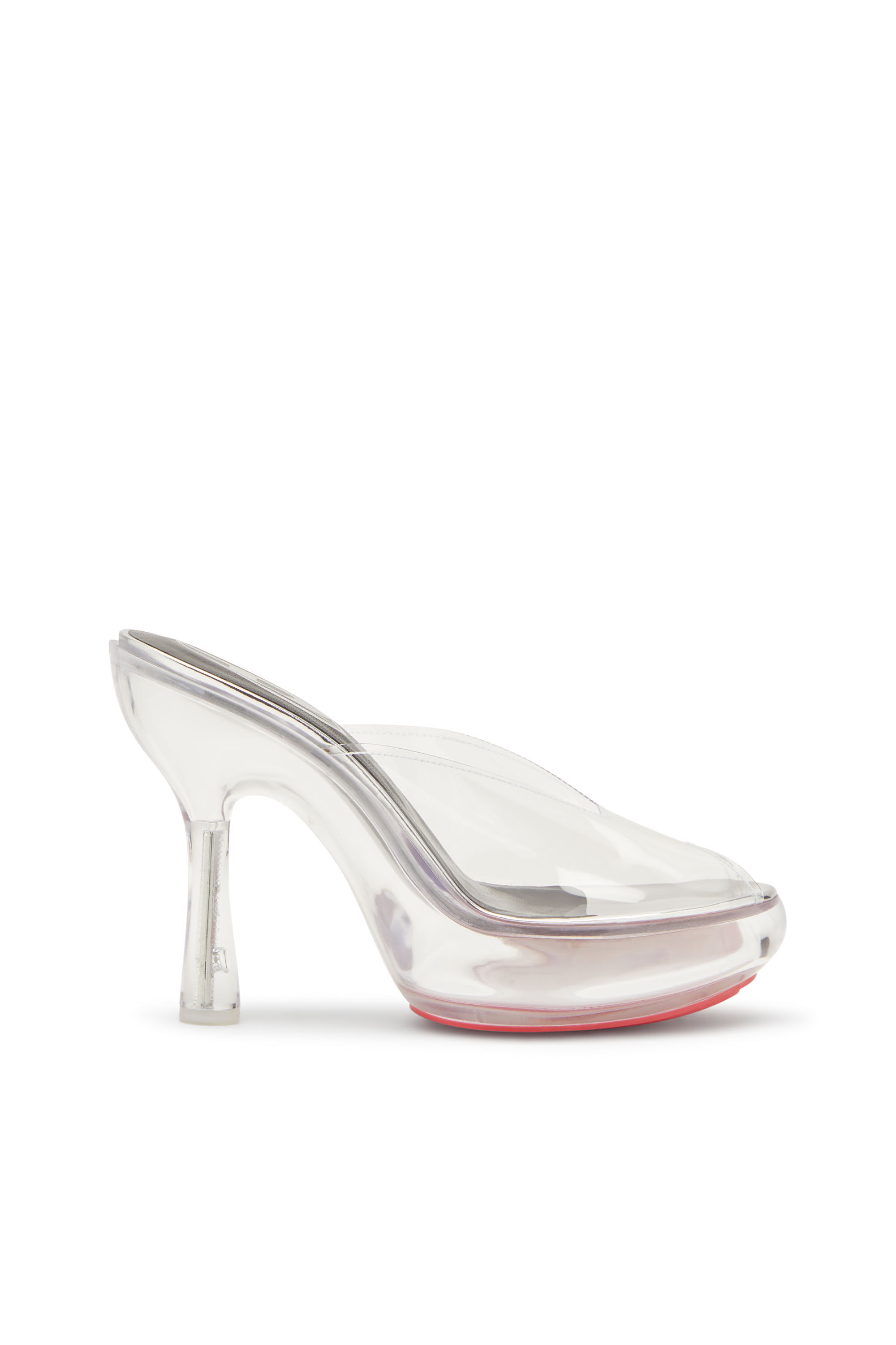 Diesel - D-LAKE PLATFORM SDL, D-Lake-Mule à plateforme en TPU et acétate Femme in Blanc - 1