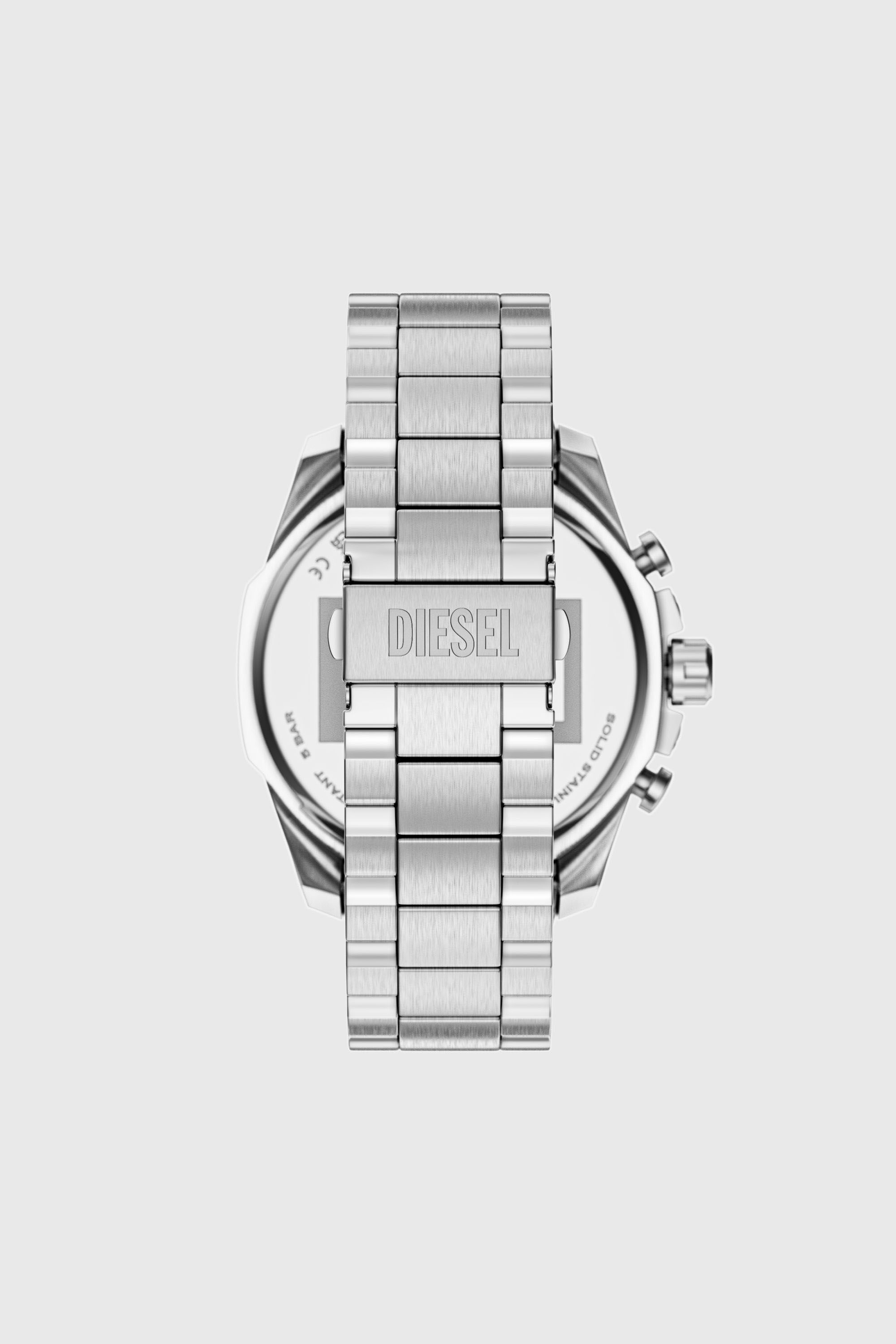 Diesel - DZ4702 WATCH, Montre Mega Chief Slim en acier inoxydable Homme in Gris argent&eacute; - 2