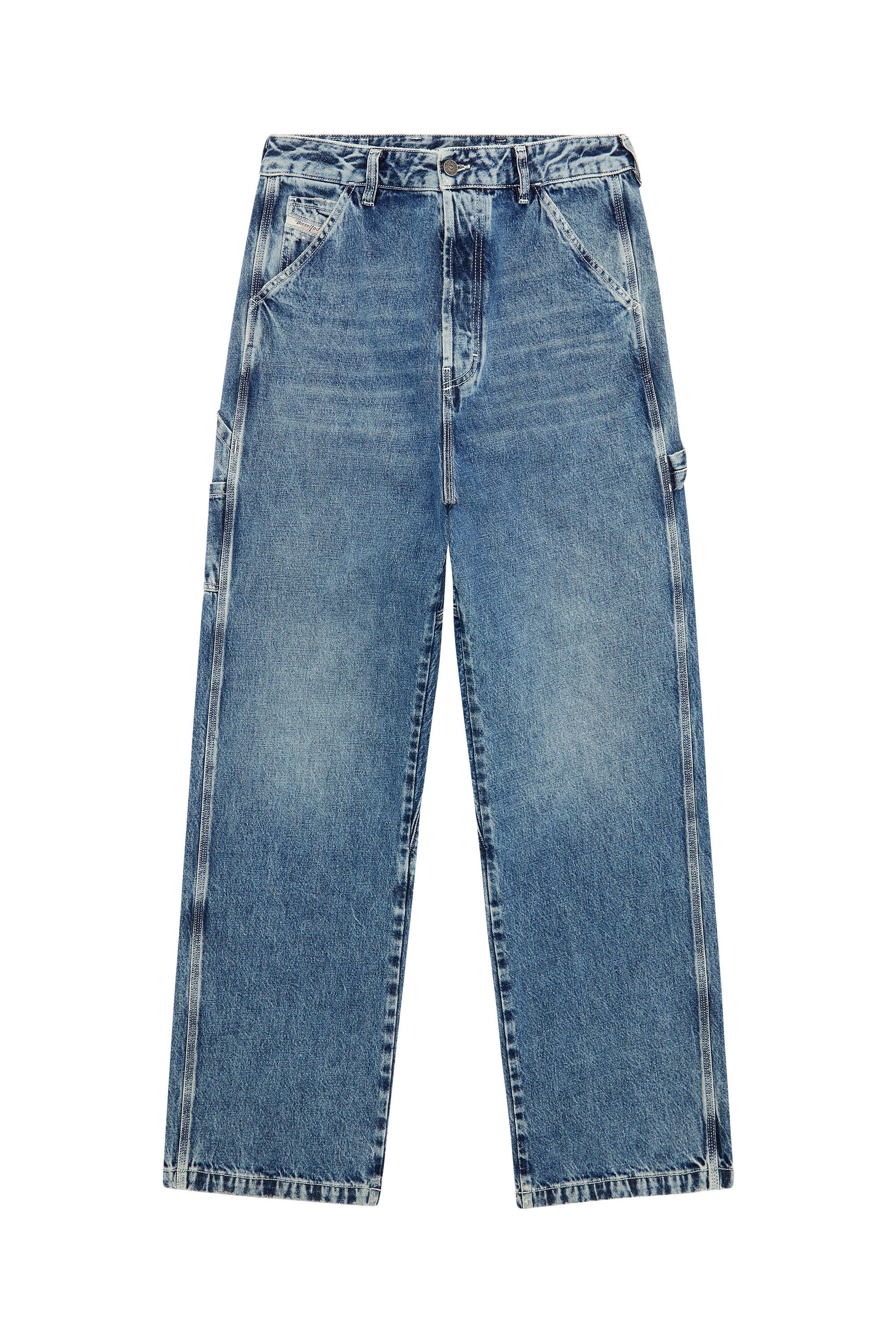 Diesel - Straight Jeans D-Livery 007M3, Bleu moyen - Image 2