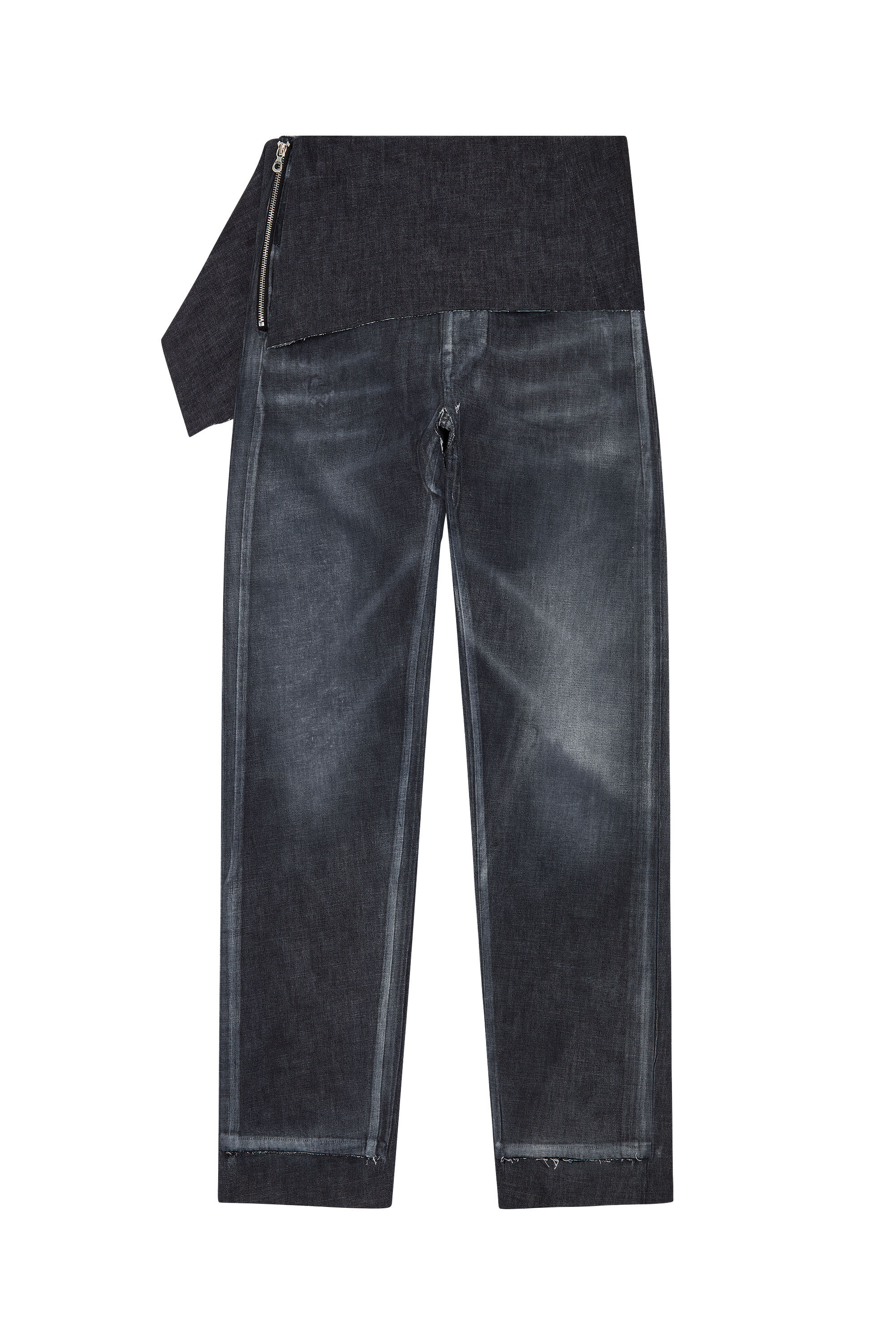 Diesel - 2010 D-Macs 007Q5 Straight Jeans, Noir/Gris foncé - Image 2