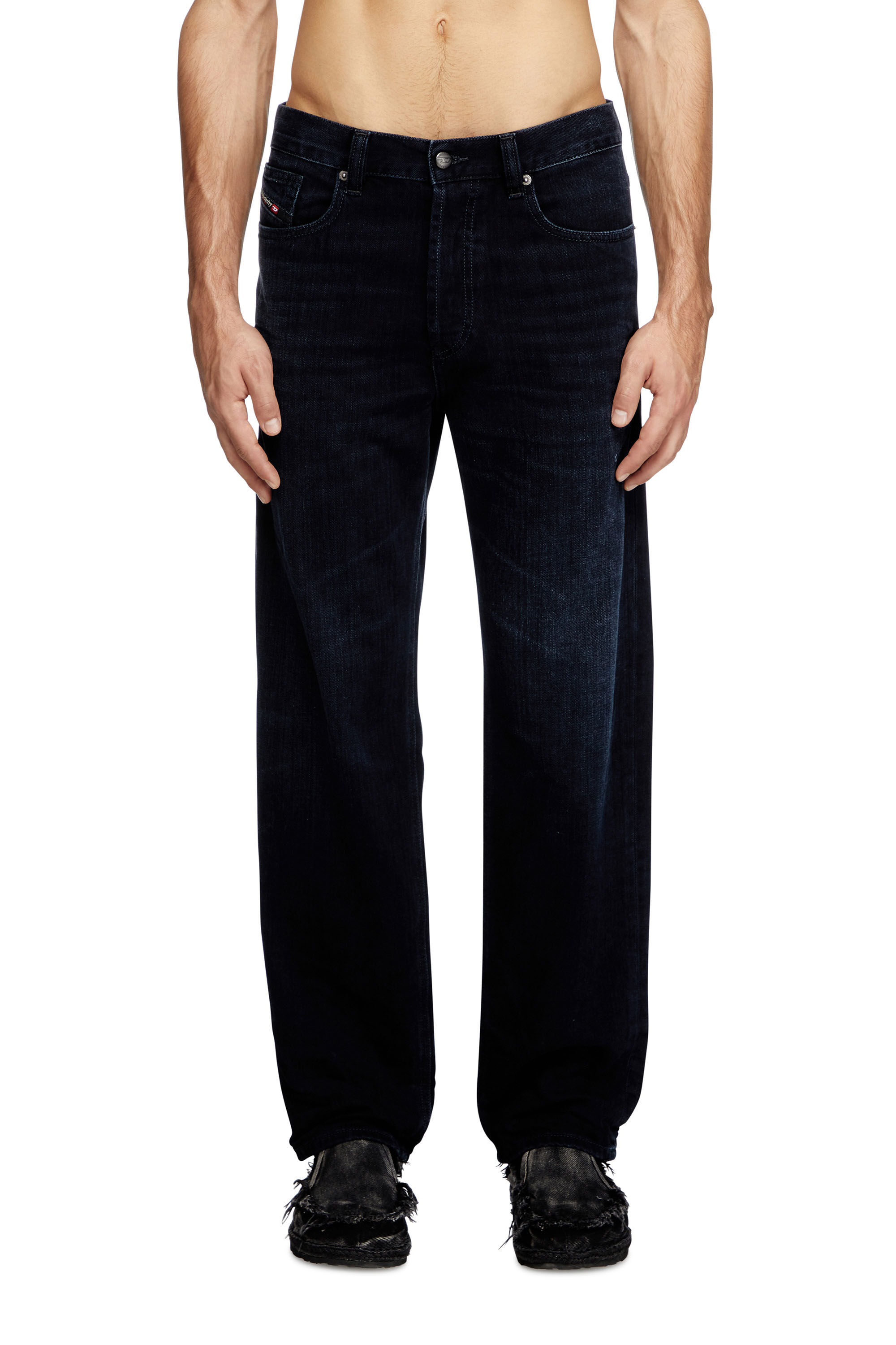 Diesel - Regular Jeans 2024 D-Macs 09L54 Homme, Bleu Foncé - Image 3
