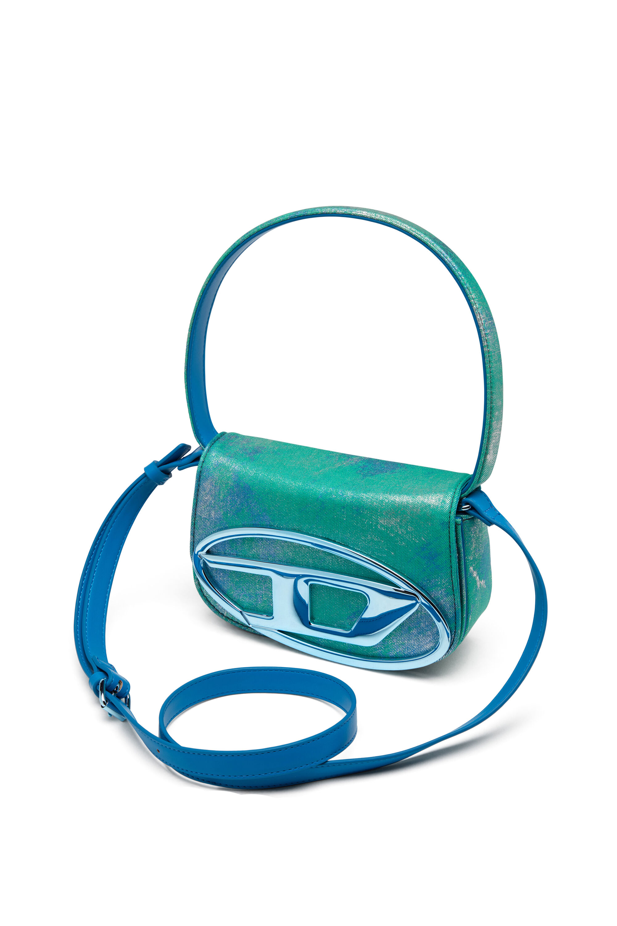 Diesel - 1DR, 1DR-Sac à bandoulière signature en denim couleur pop Femme in Polychrome - 2