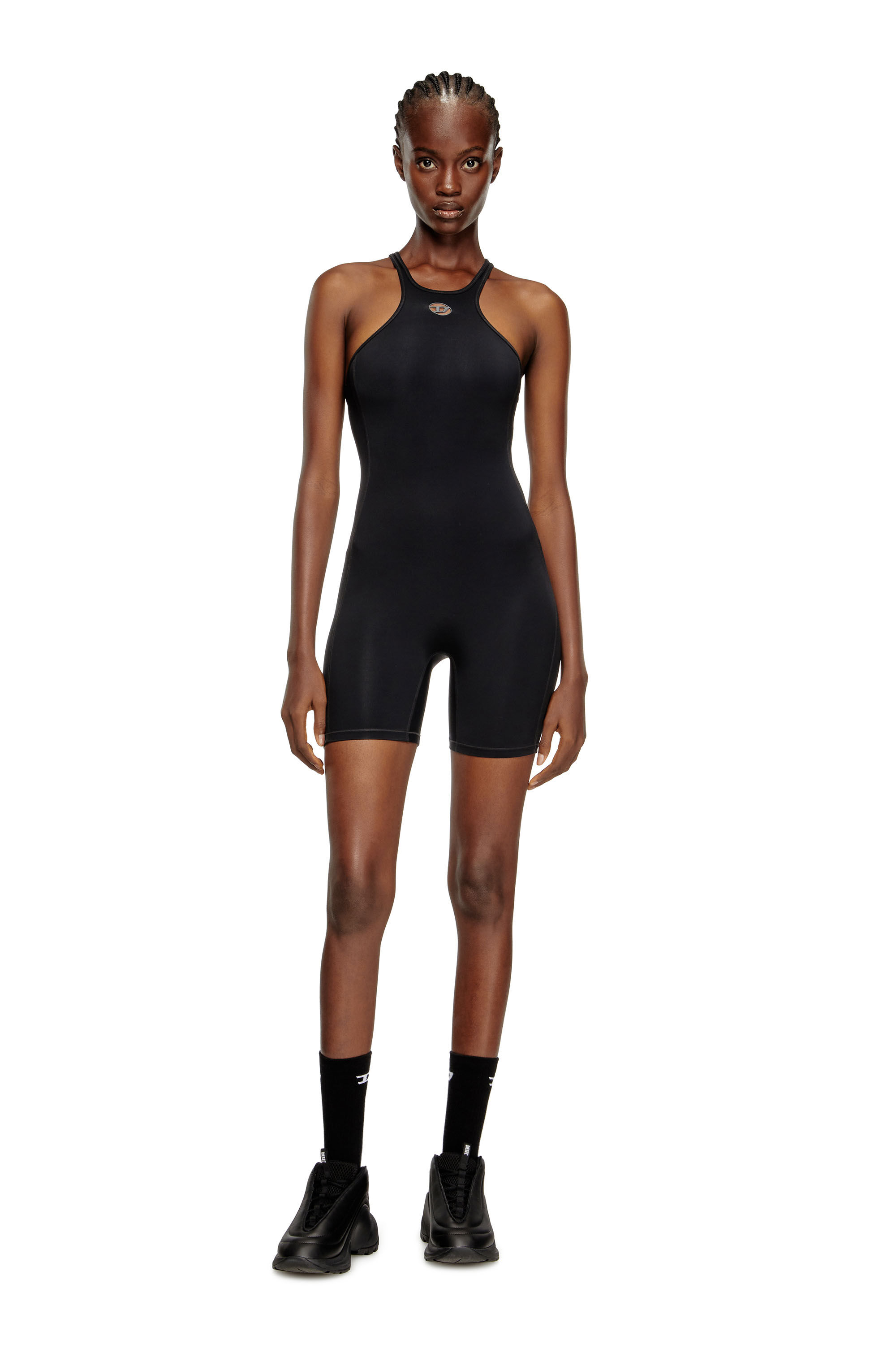 Diesel - NYDIA-UTLT, Combinaison dos nageur Femme in Noir - 1