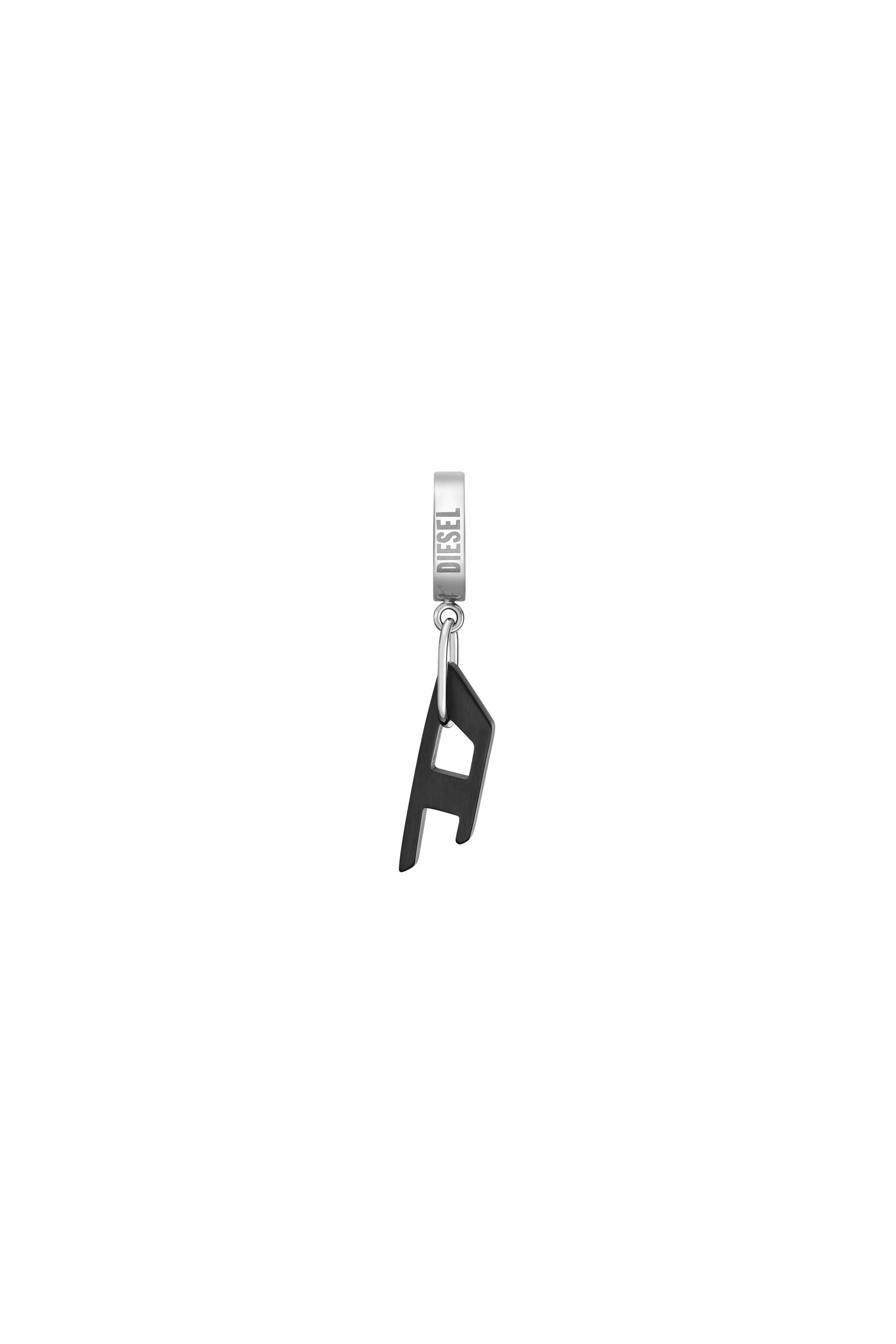 Diesel - DX1418, Boucle d'oreille en acier bicolore Mixte in Noir - 2