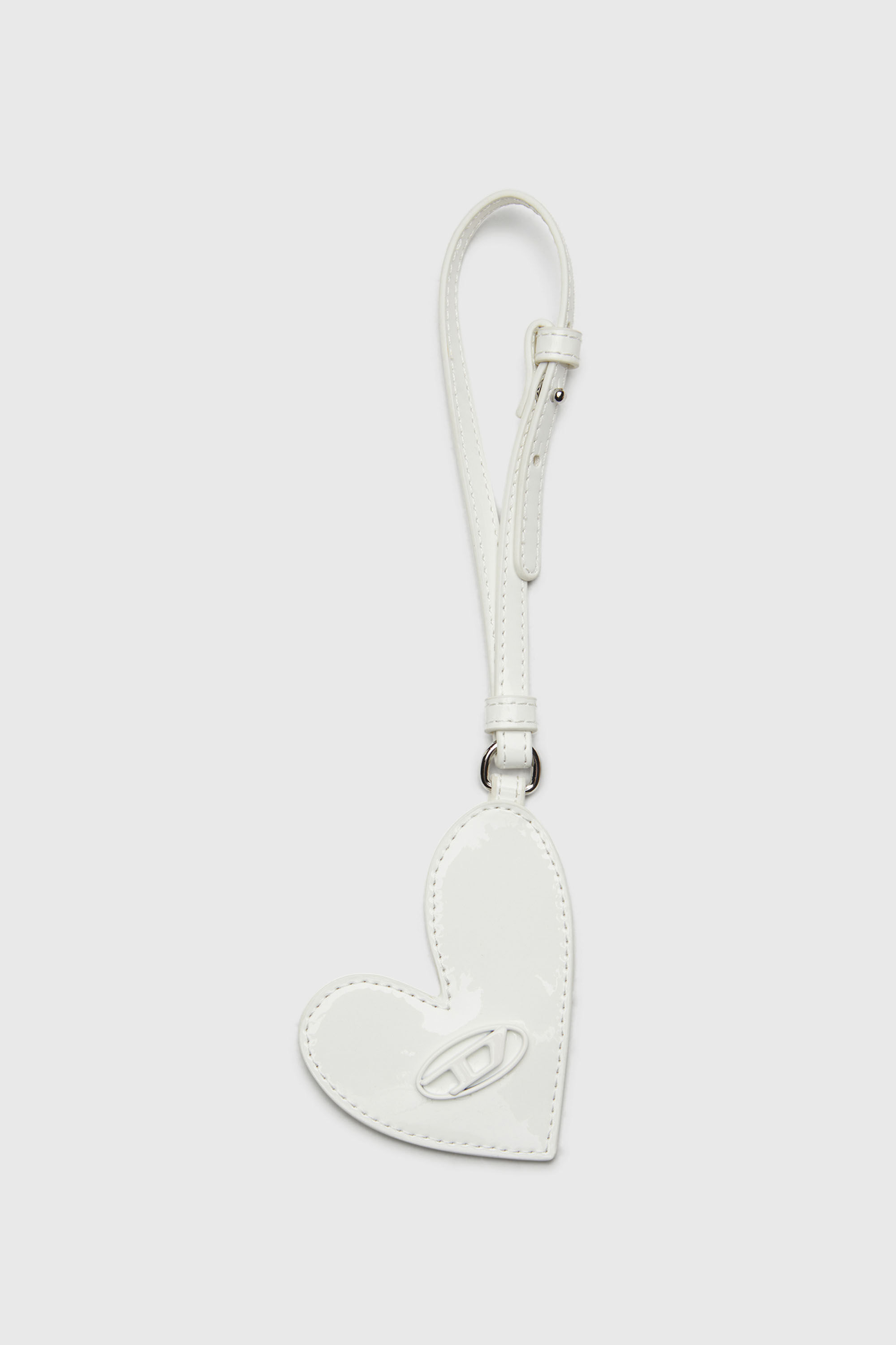 Diesel - PLAY MIRROR, Breloque miroir avec finition brillante Femme in Blanc - 1