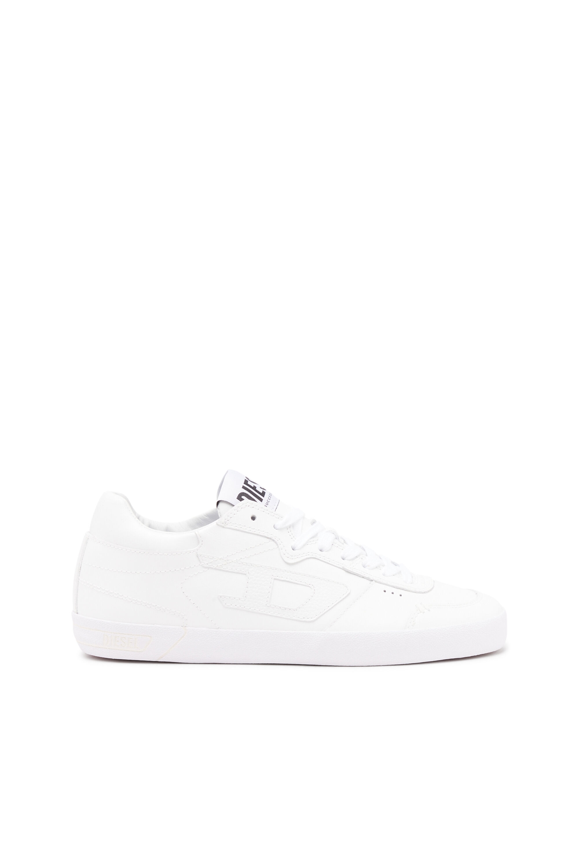 S Leroji Low Sneakers basses en cuir lisse Femme Blanc Diesel