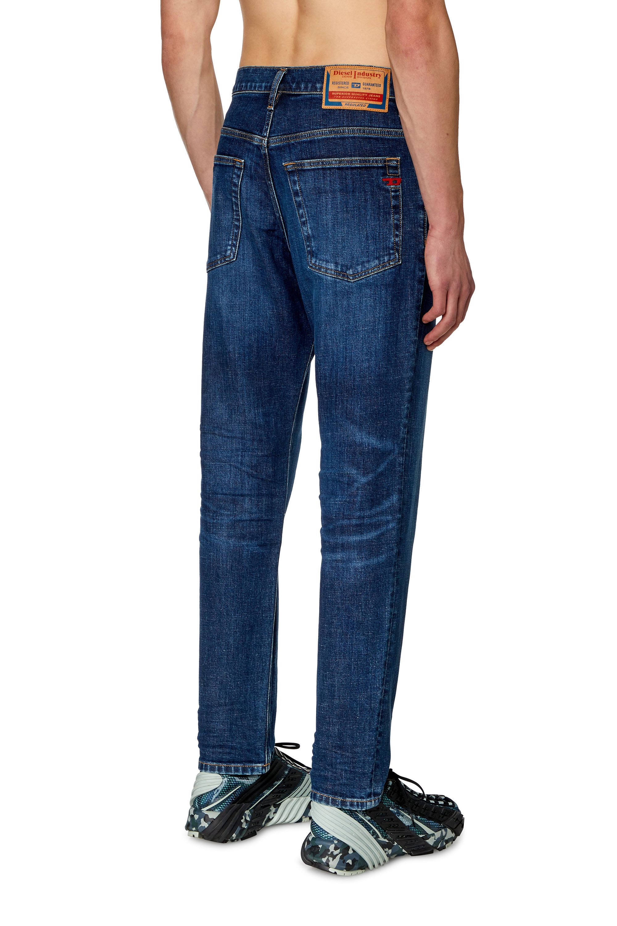 Diesel - Man Tapered Jeans 2005 D-Fining 0PFAZ, Dark Blue - Image 4