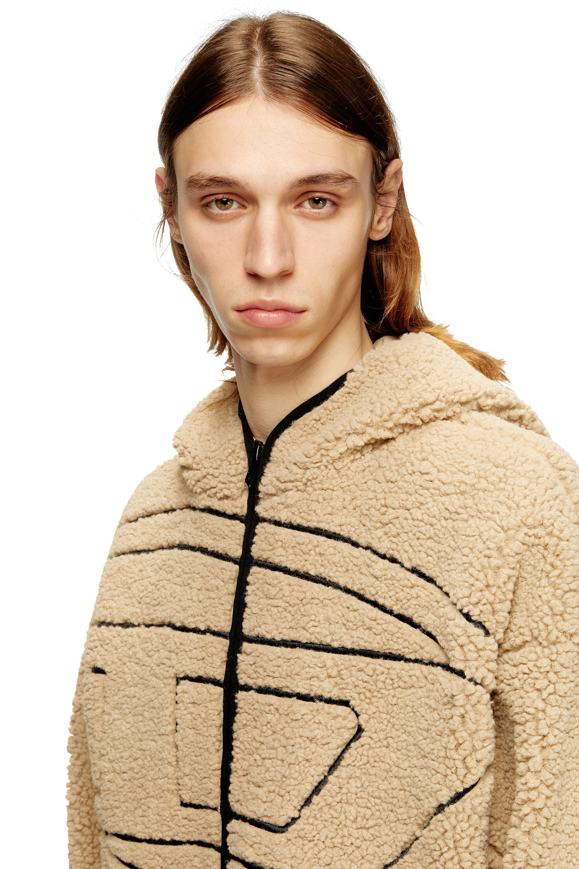Diesel - S-ZAT, Veste à capuche en peluche Homme in ToBeDefined - 5