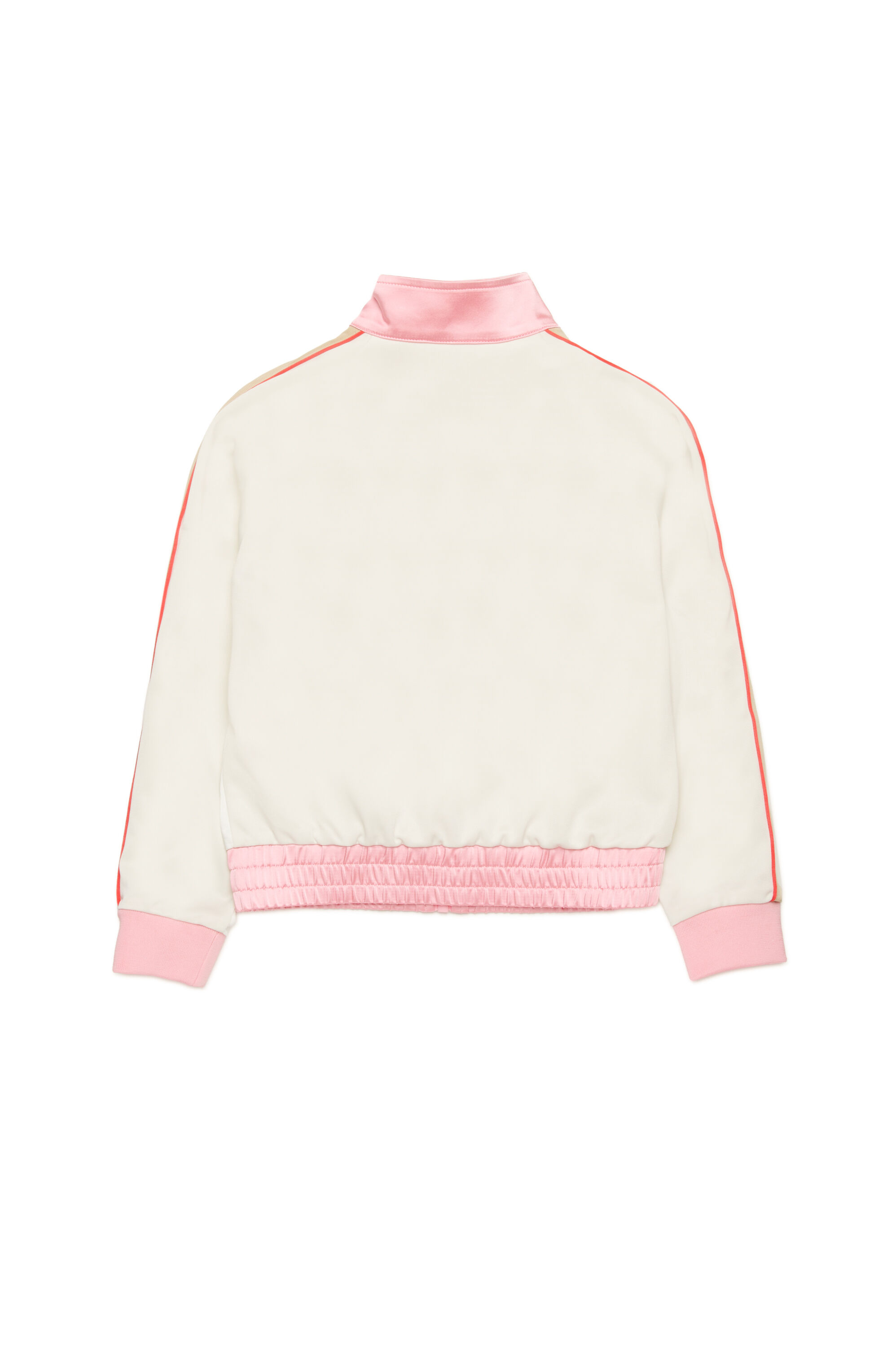 Diesel - SGLORIOUS, Veste de survêtement en satin et jersey technique Femme in Polychrome - 2