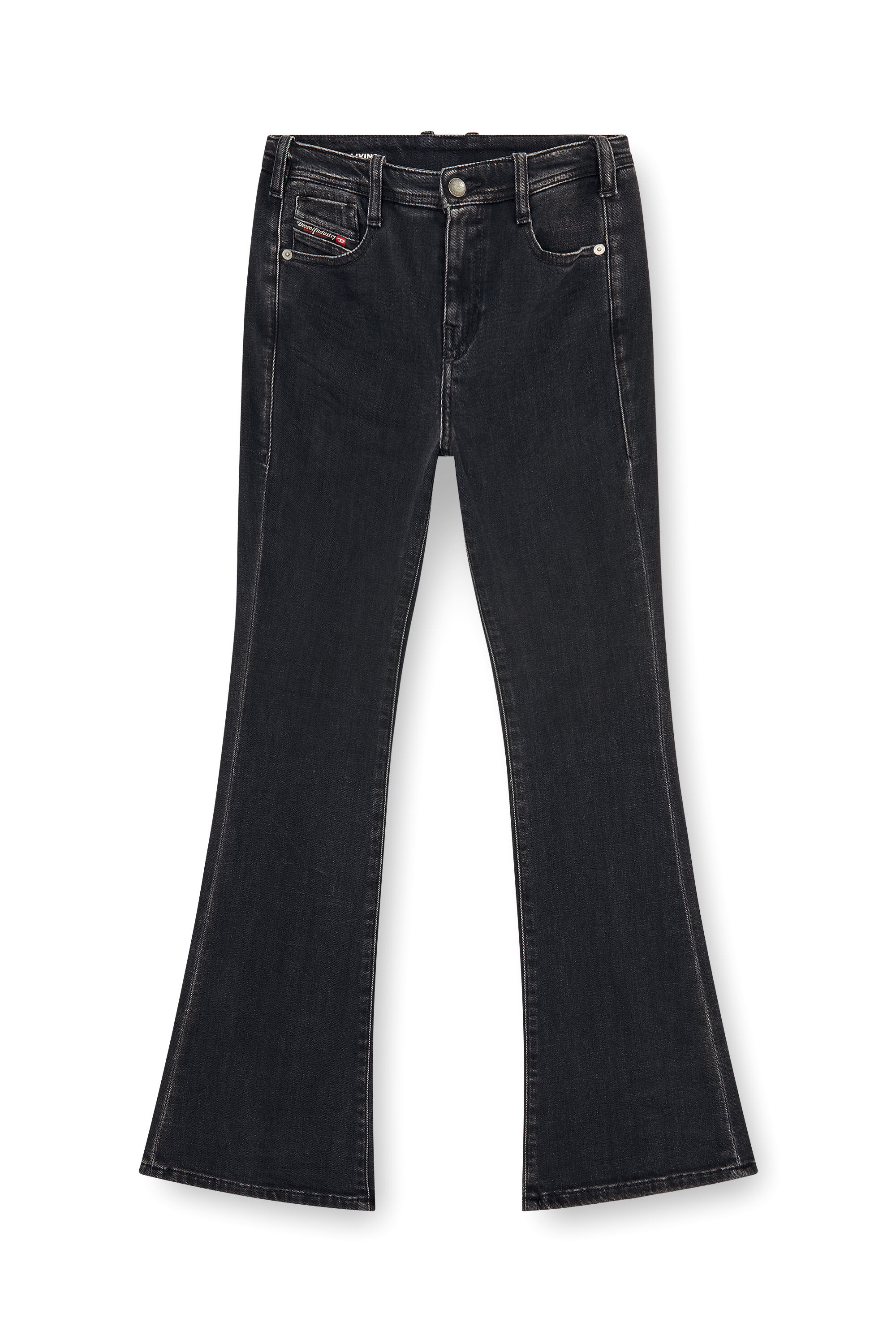Diesel - Bootcut Jeans 1969 D-Ebbey 09P75 Femme, Noir/Gris fonc&eacute; - Image 6