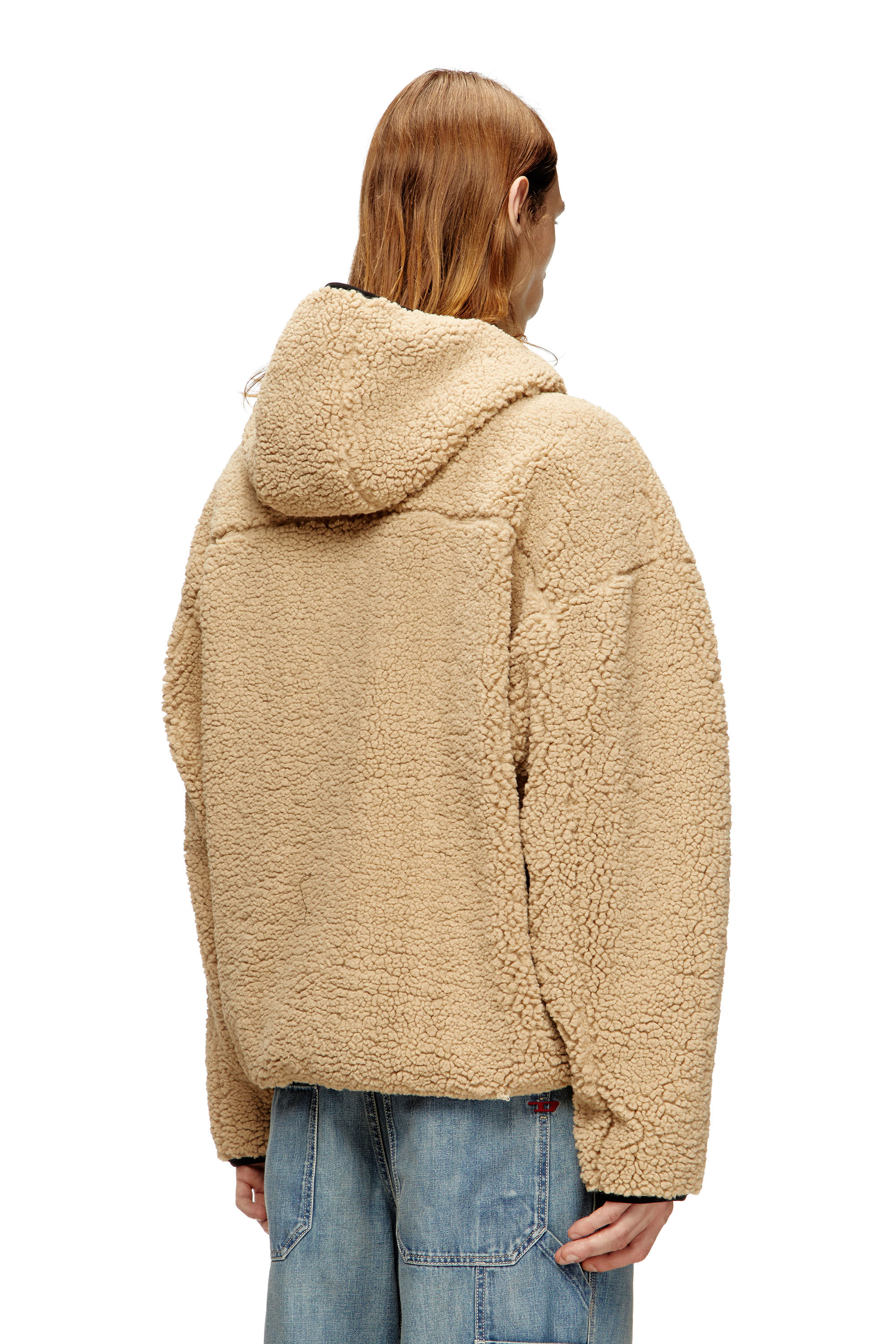 Diesel - S-ZAT, Veste à capuche en peluche Homme in ToBeDefined - 4