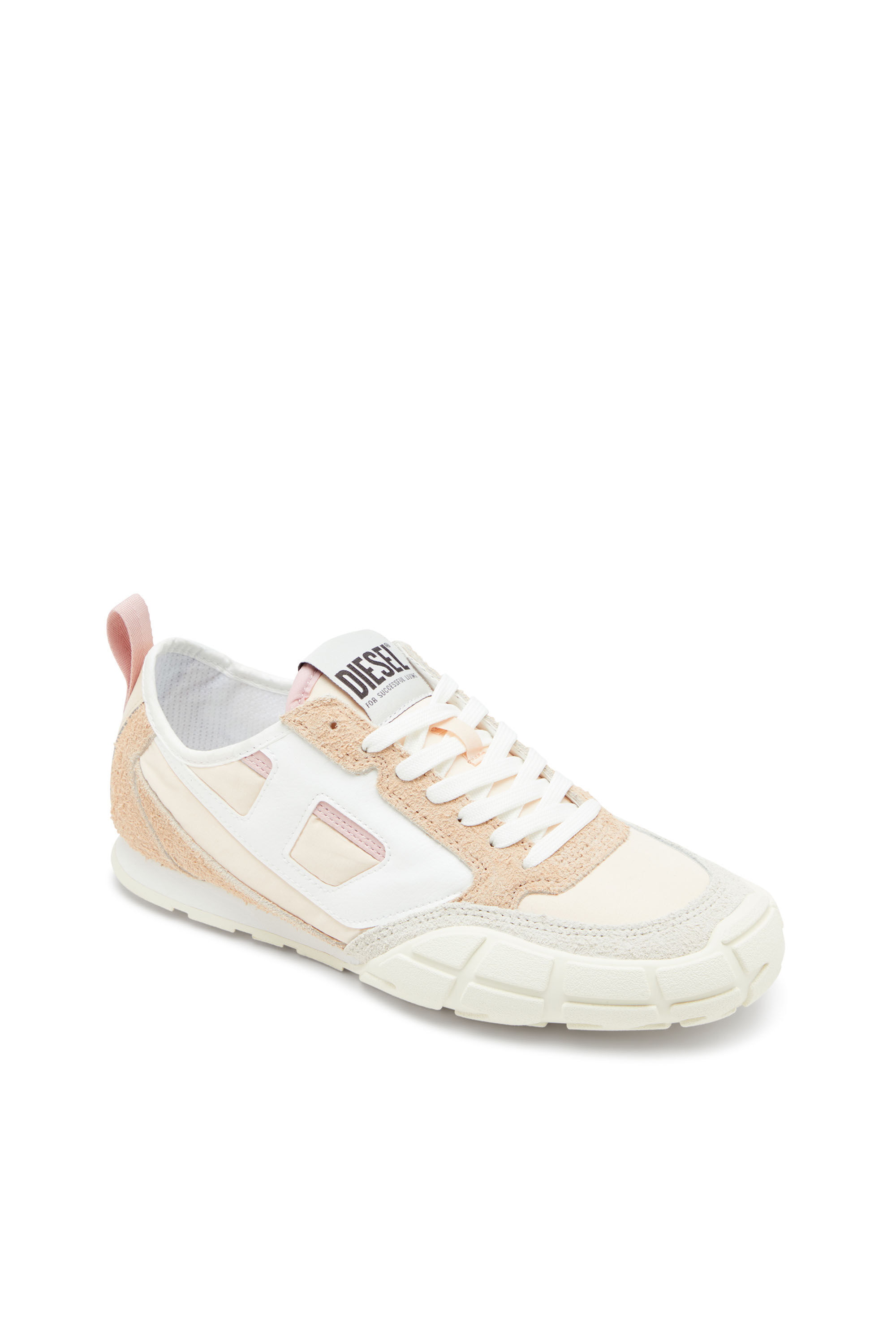 Diesel - S-PAGODHA LOW W, Sneakers en cuir, suède et tissu indéchirable Femme in ToBeDefined - 6