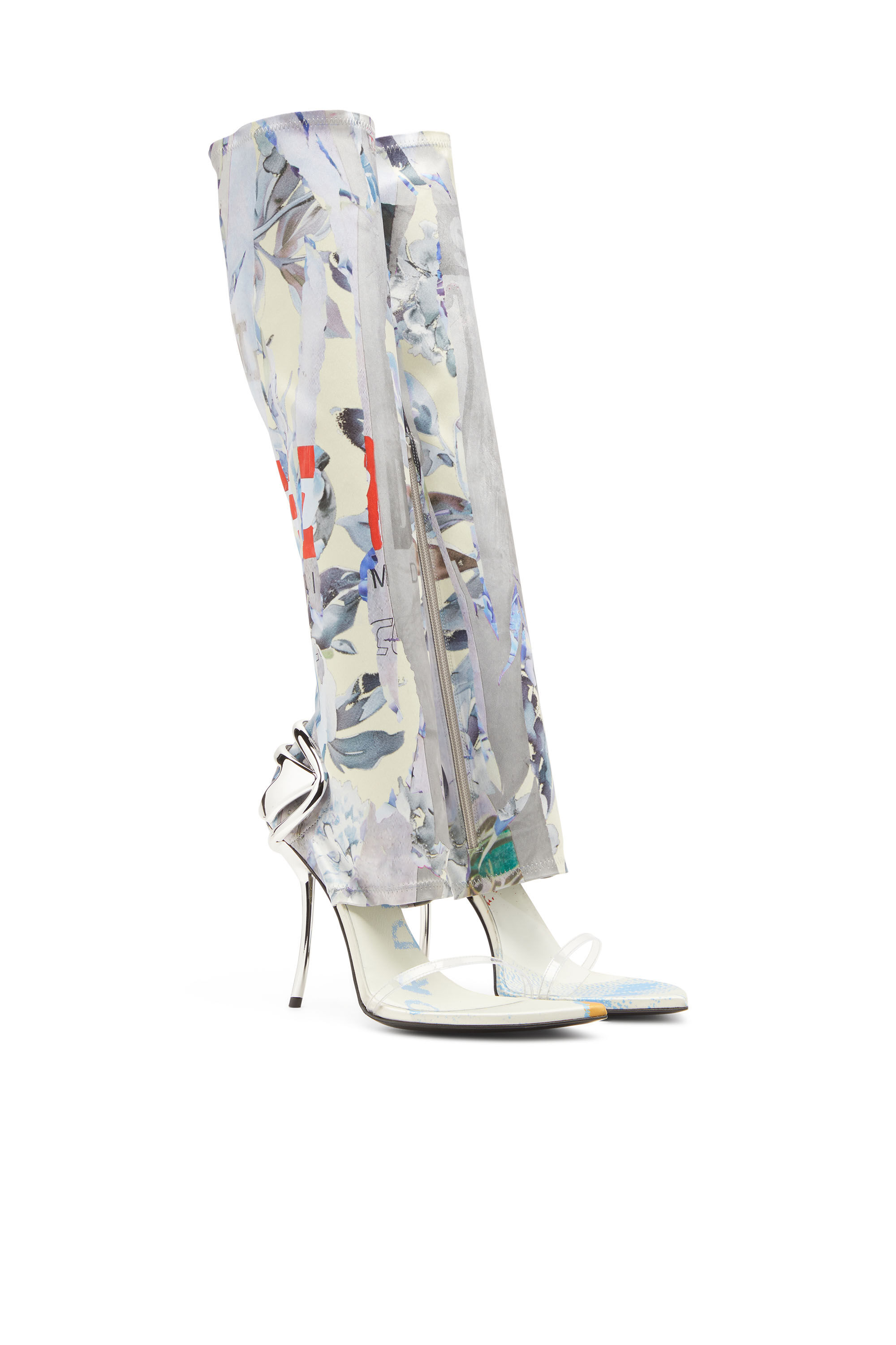 Diesel - D-TEN&HALF SDL KB, Sandales hybrides avec imprimé graphique Femme in Polychrome - 2