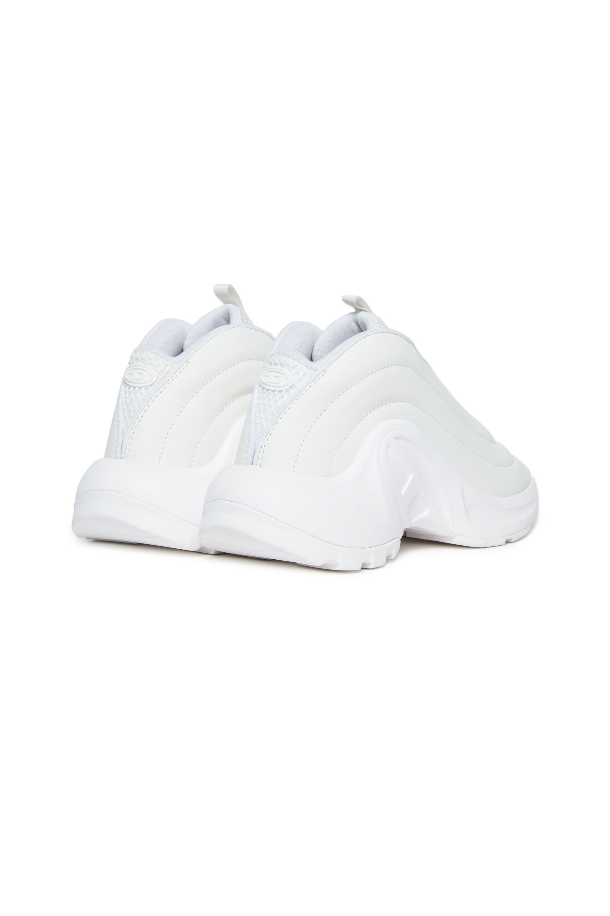 Diesel - S-D-RUNNER, Sneakers monochromes matelassées Mixte in Blanc - 3