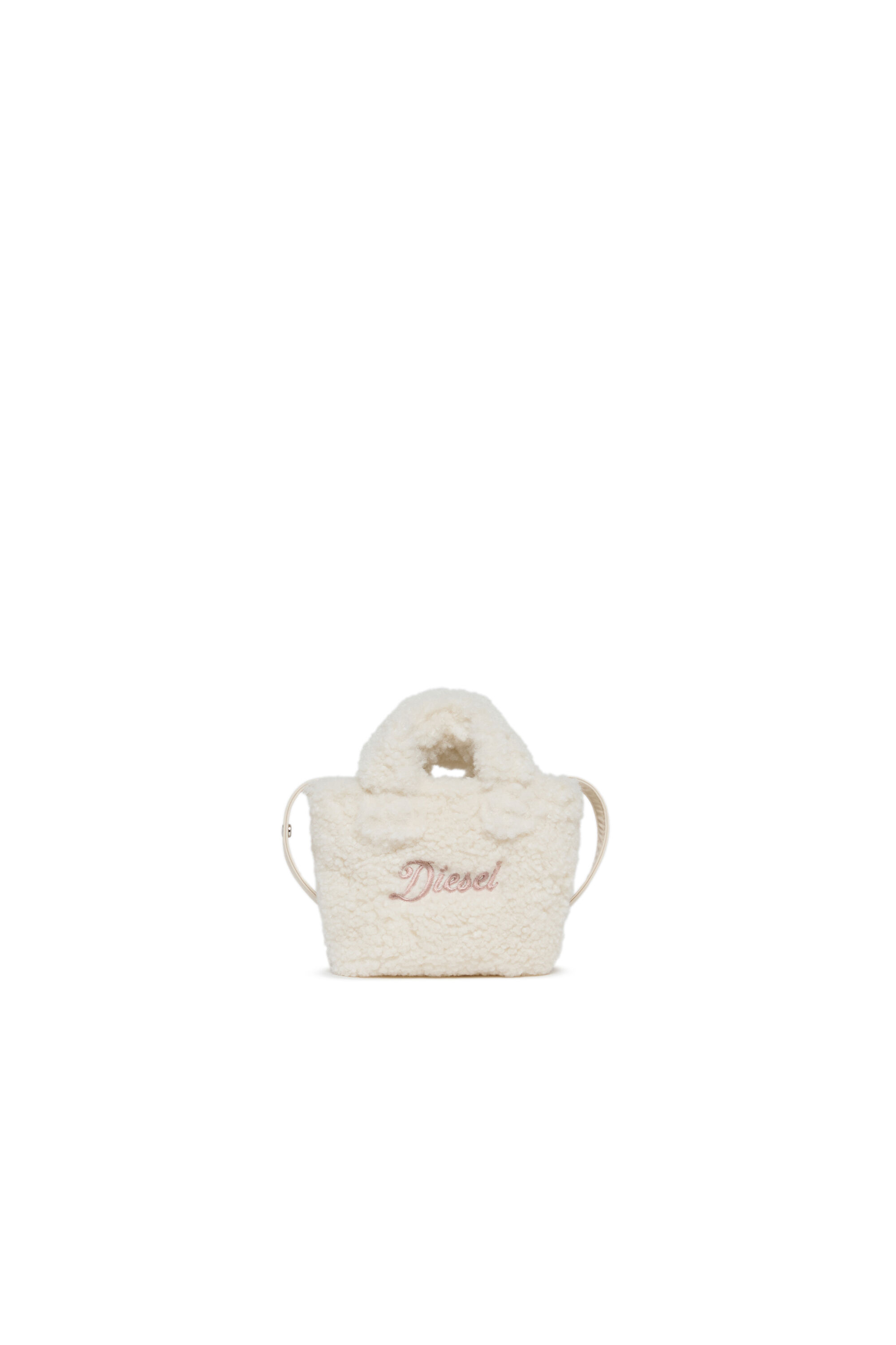 Diesel - WIXIT, WIXIT - Mini sac en polaire teddy Femme in Blanc - 1