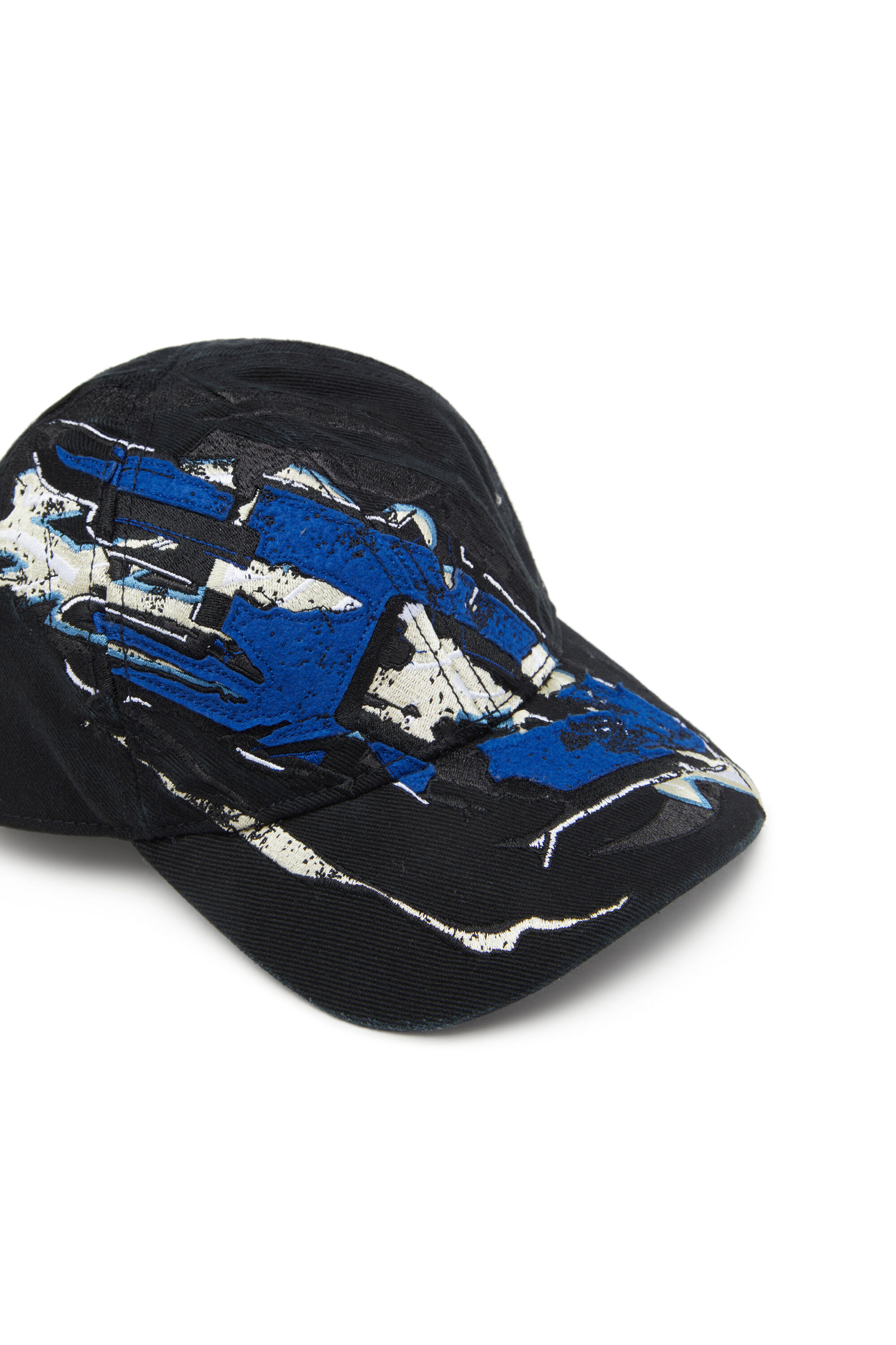 Diesel - C-EIFFEL, Casquette de baseball avec Oval D audacieux Homme in Polychrome - 3