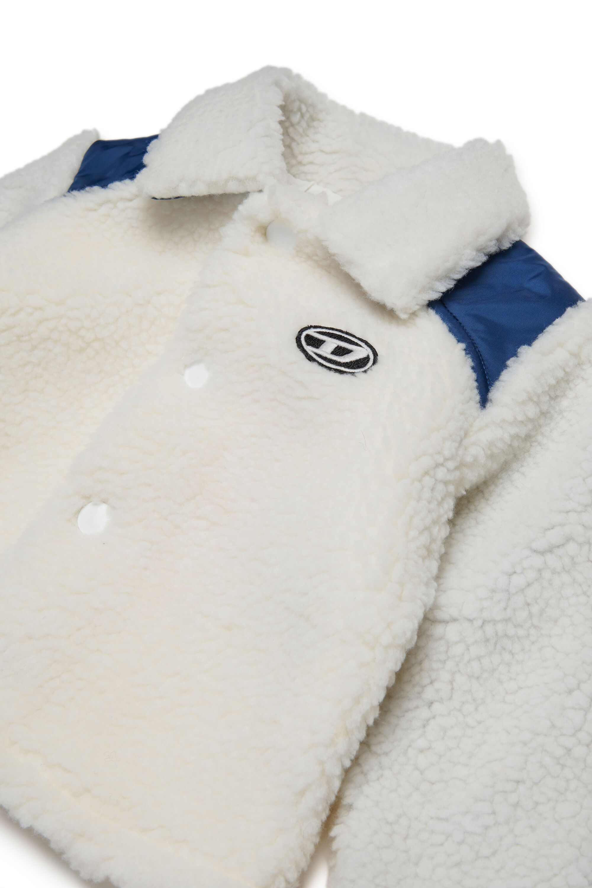 Diesel - JULSIB, Veste avec boutons Homme in Blanc - 3
