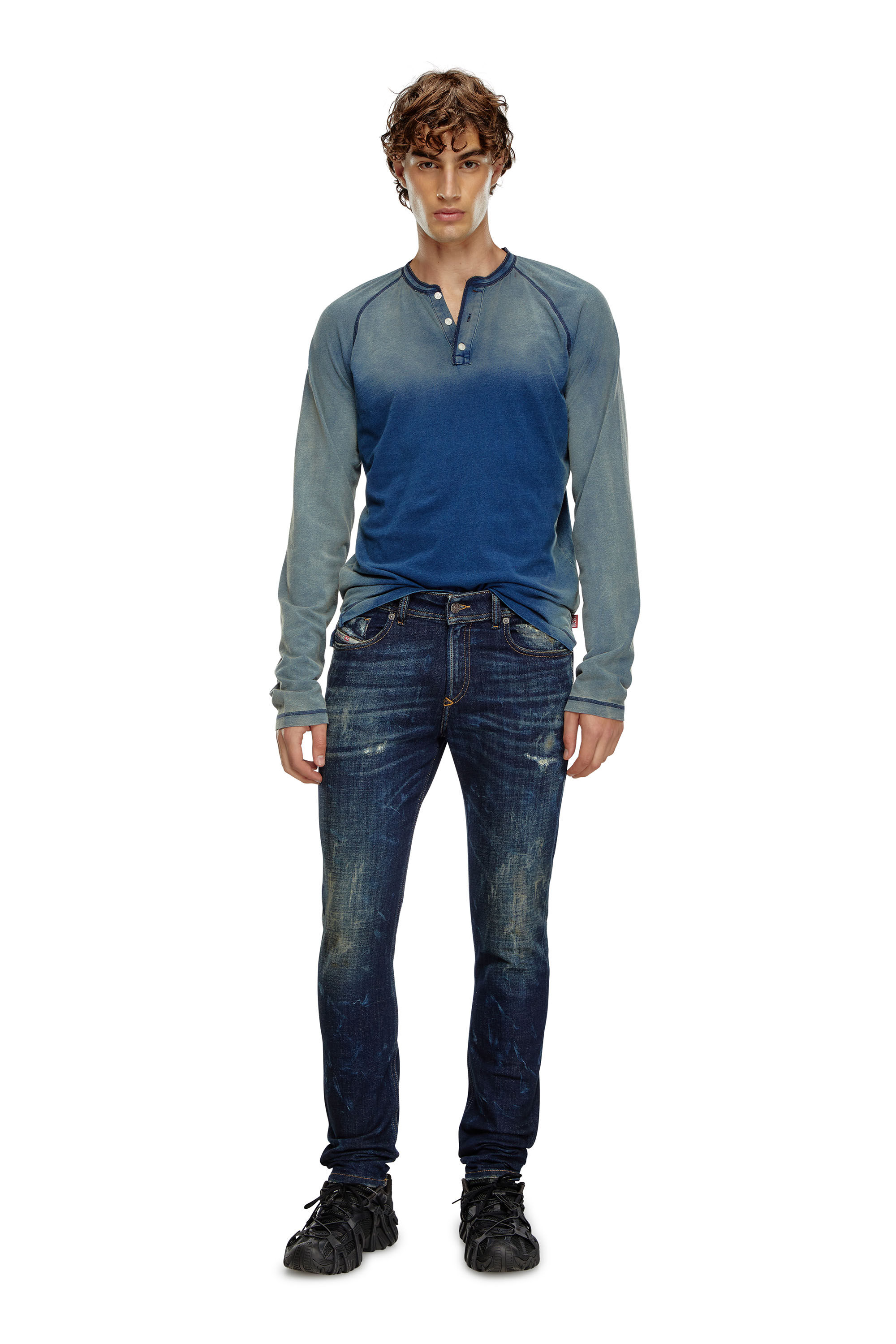 Jeans Skinny Homme Bleu Fonce Diesel 1979 Sleenker