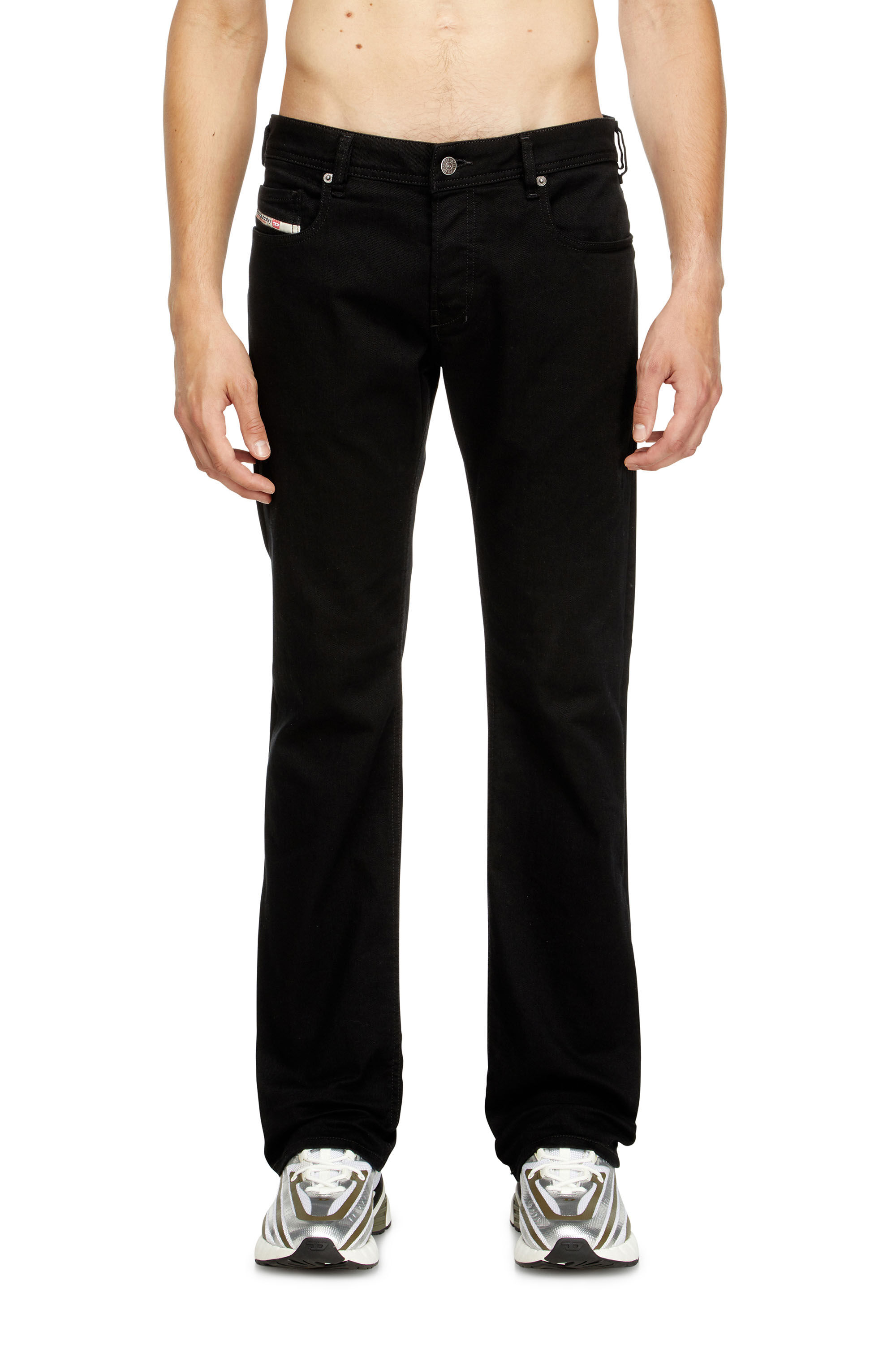 Diesel - Bootcut Jeans 2007 Zatiny 0688H Homme, Noir/Gris foncé - Image 3