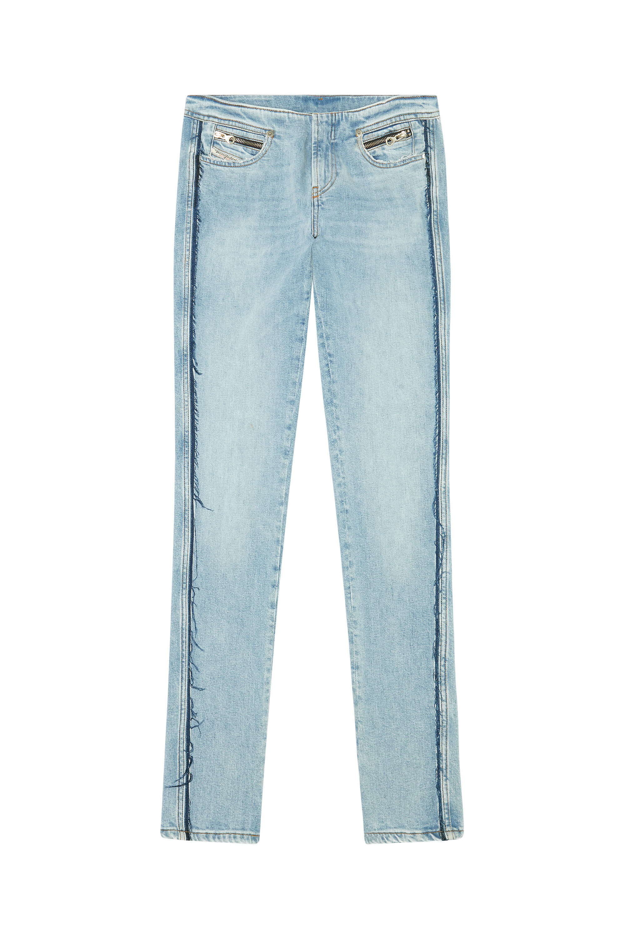 Diesel - D-Tail 09F41 Skinny Jeans, Bleu Clair - Image 2
