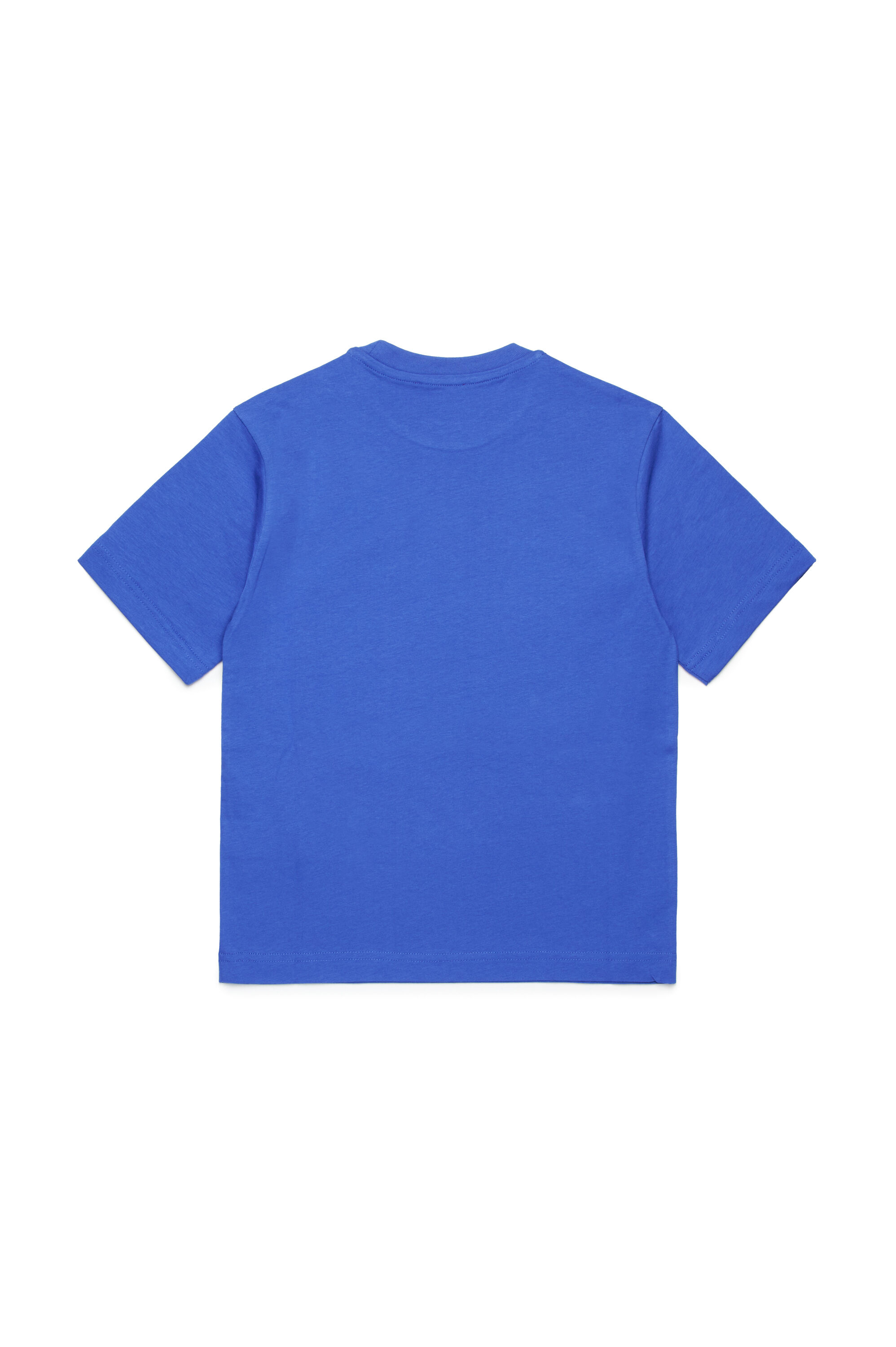 Diesel - MTFIND OVER, T-shirt avec logo Biscotto Homme in Bleu - 2