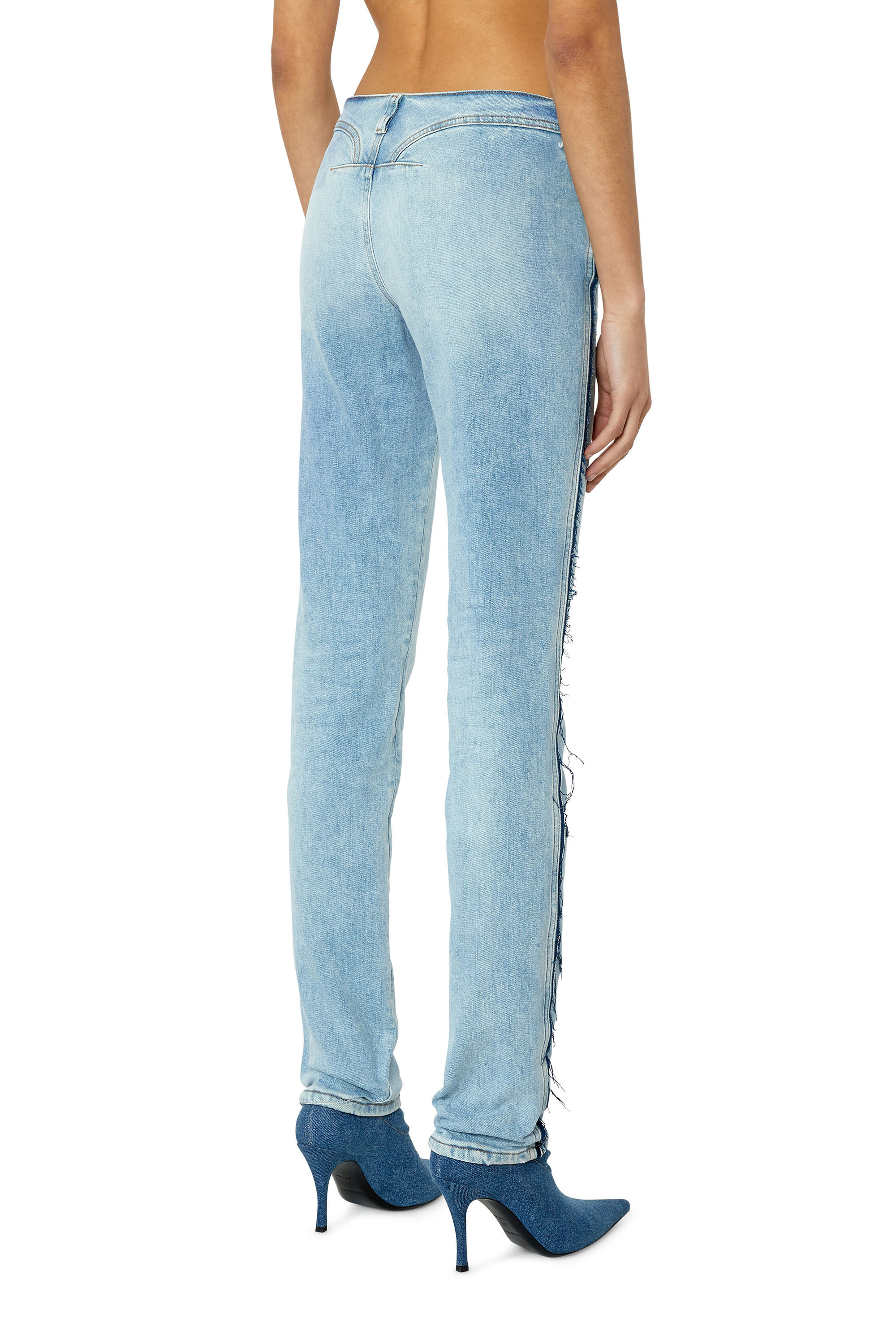 Diesel - Skinny Jeans D-Tail 09F41, Bleu Clair - Image 4