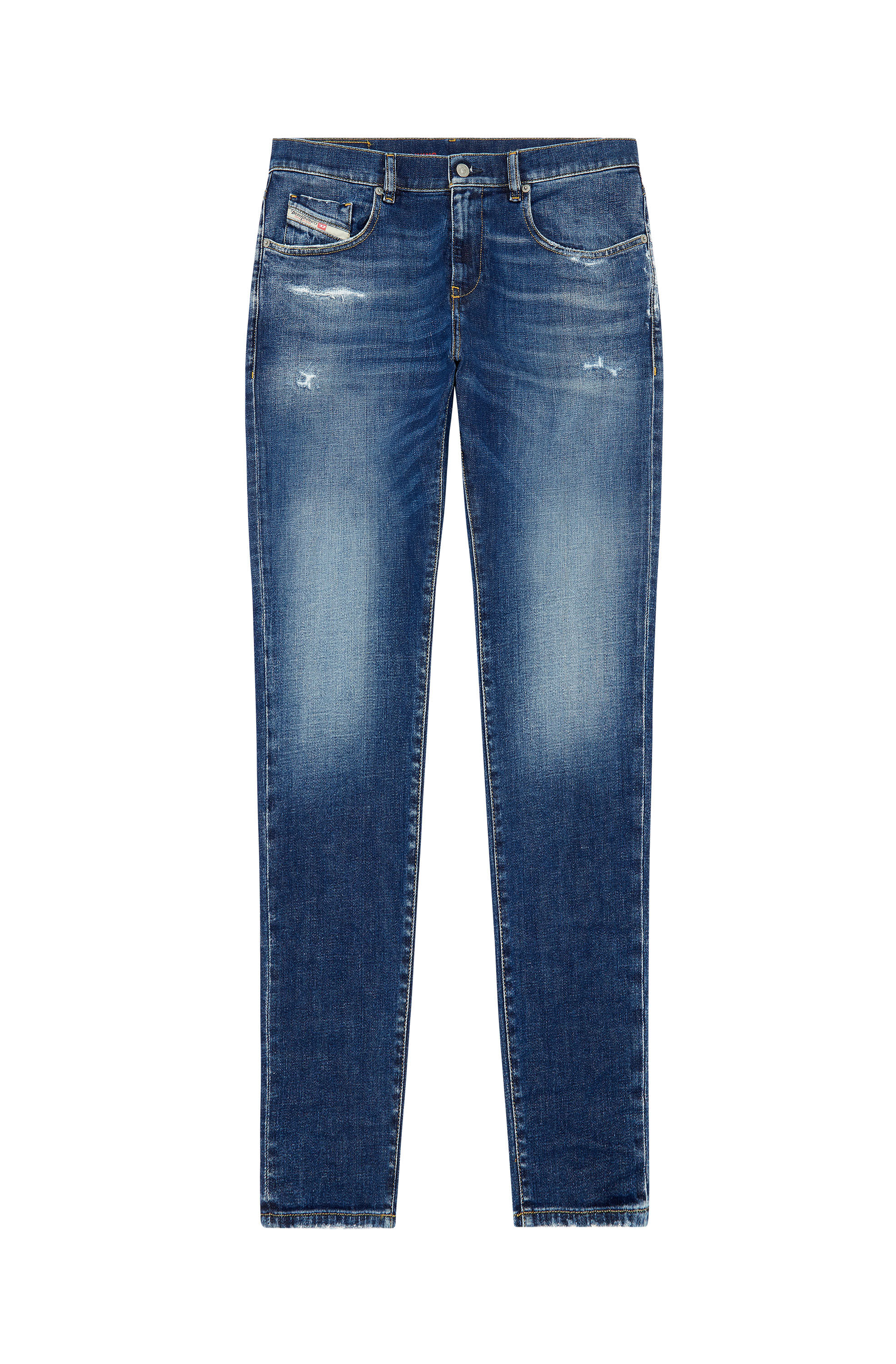 Diesel - Slim Jeans 2019 D-Strukt E9B90, Bleu Clair - Image 2