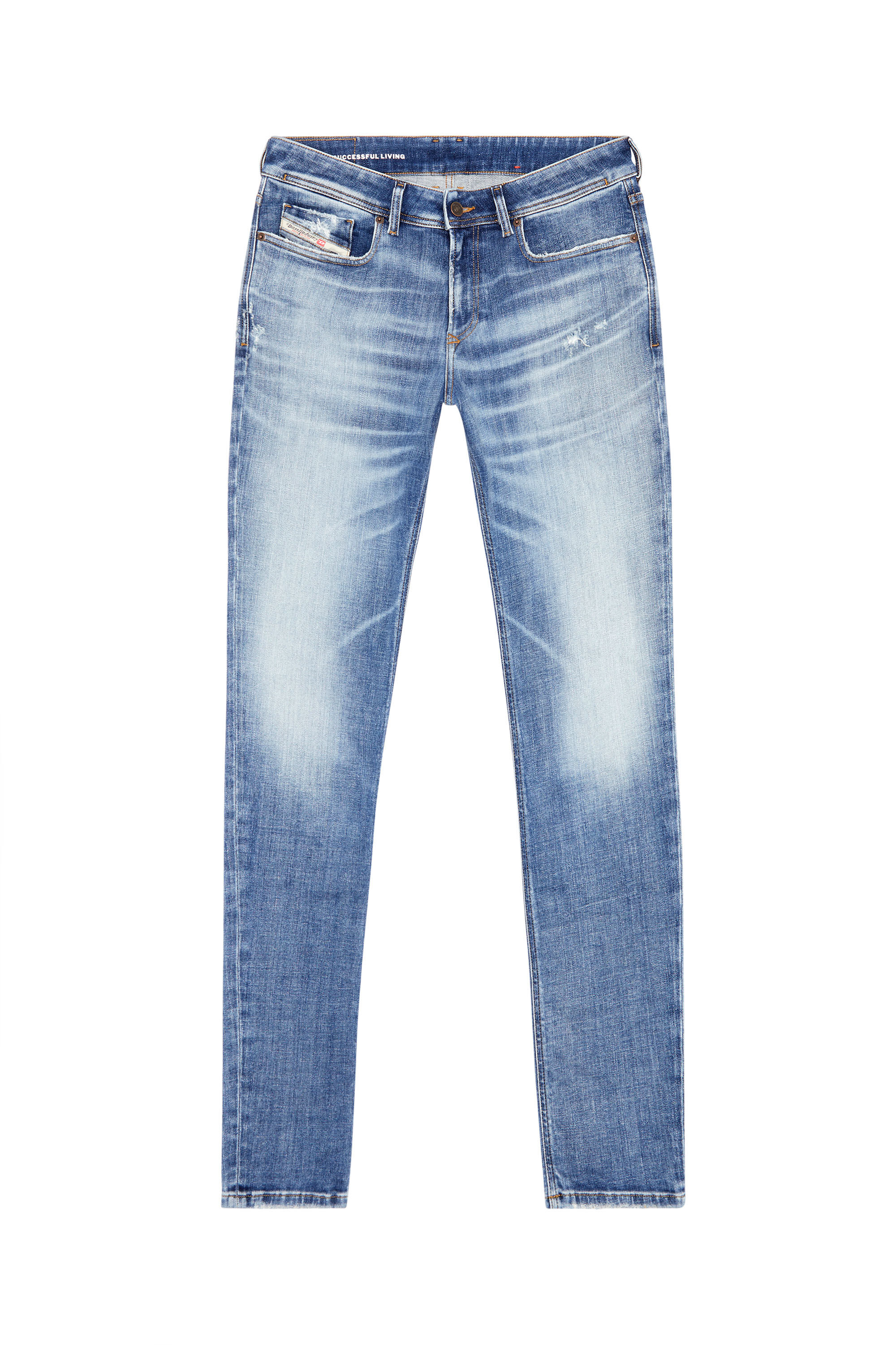 Diesel - Skinny Jeans 1979 Sleenker 09G35, Bleu moyen - Image 2