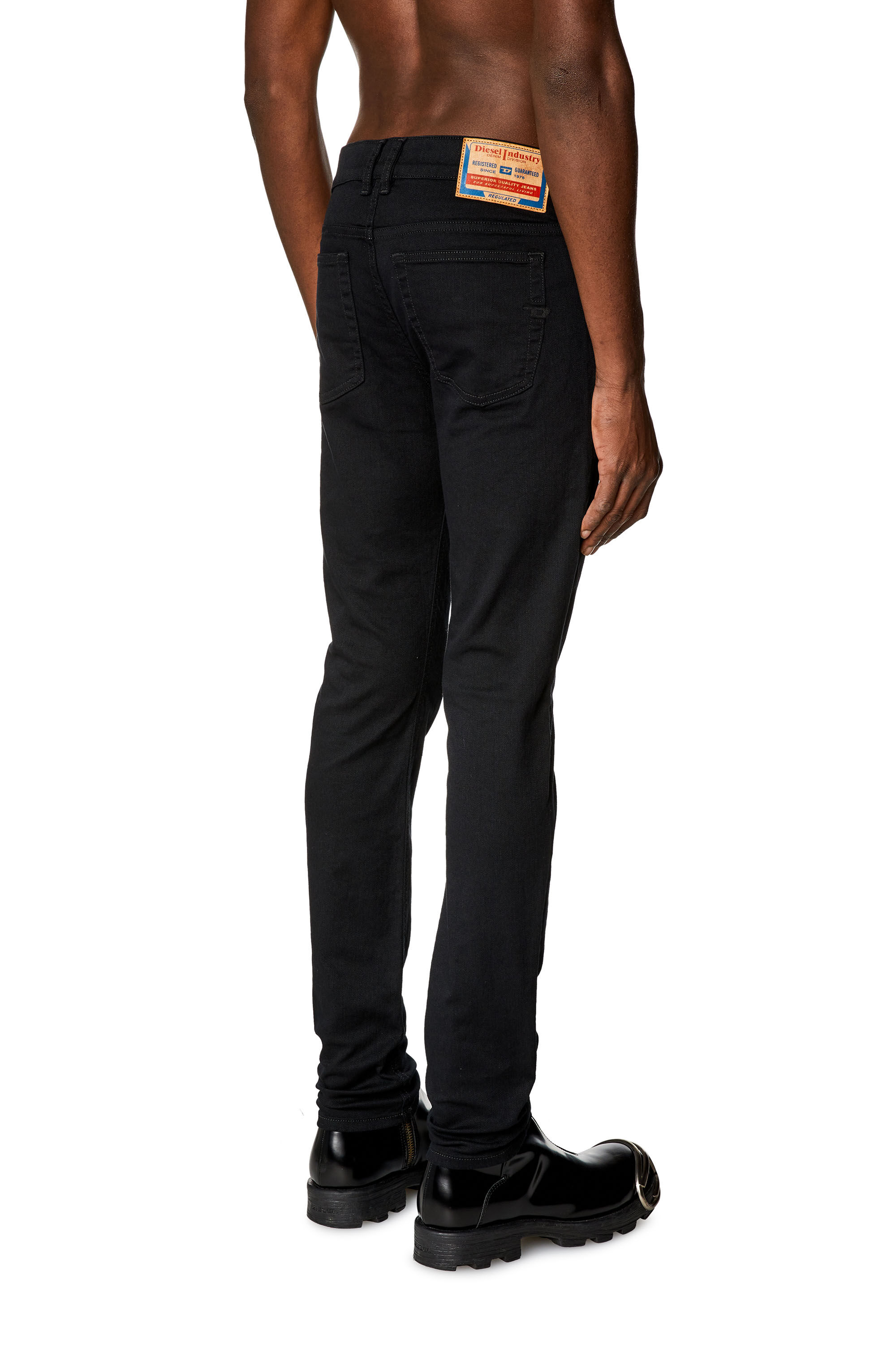 1979 SLEENKER Man Skinny Jeans low waist Black Dark grey Diesel