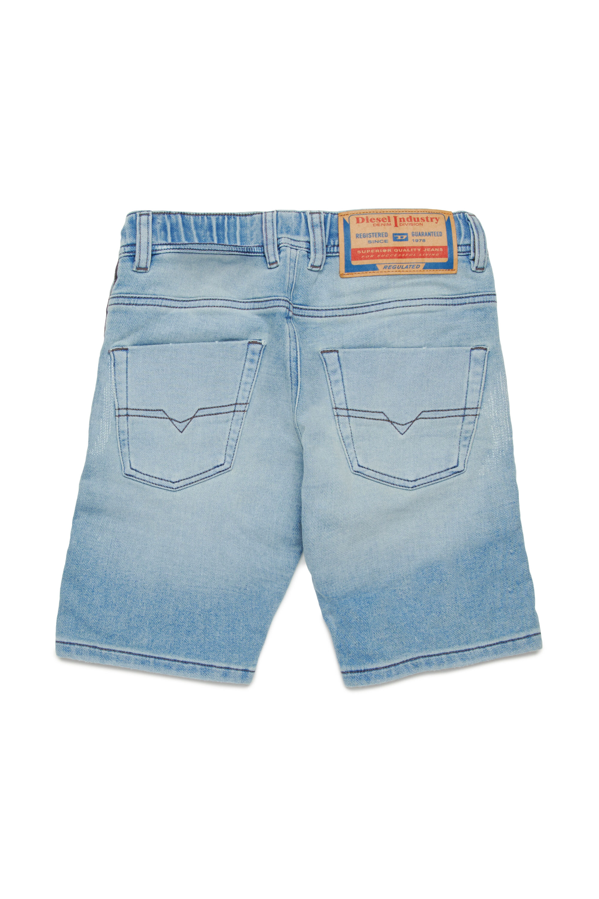 Diesel - KROOLEY-NE-J SH JJJ, Short Krooley stonewashed en tissu JoggJeans Homme in Bleu - 2