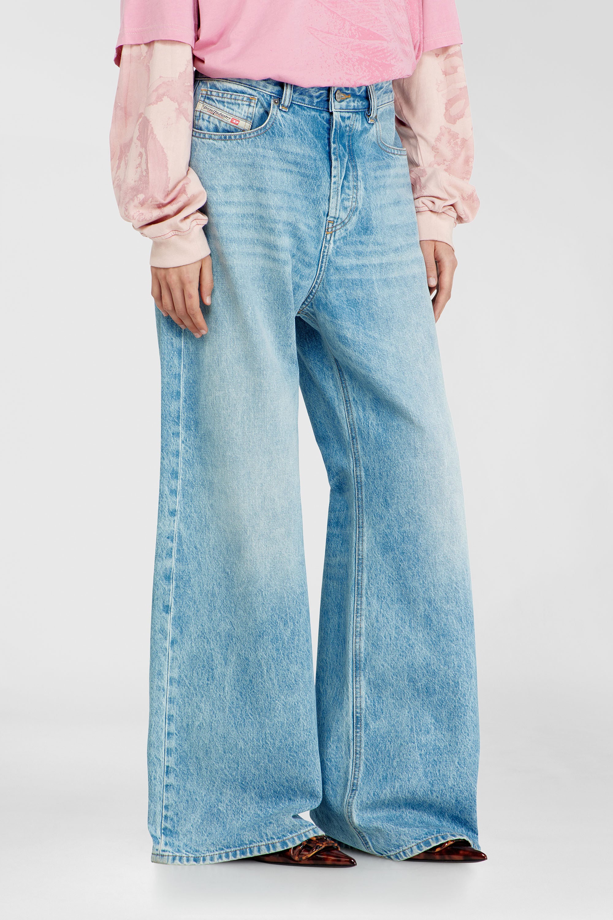 Diesel - Relaxed Jeans 1996 D-Sire 09I29 Mixte, Bleu Clair - Image 9