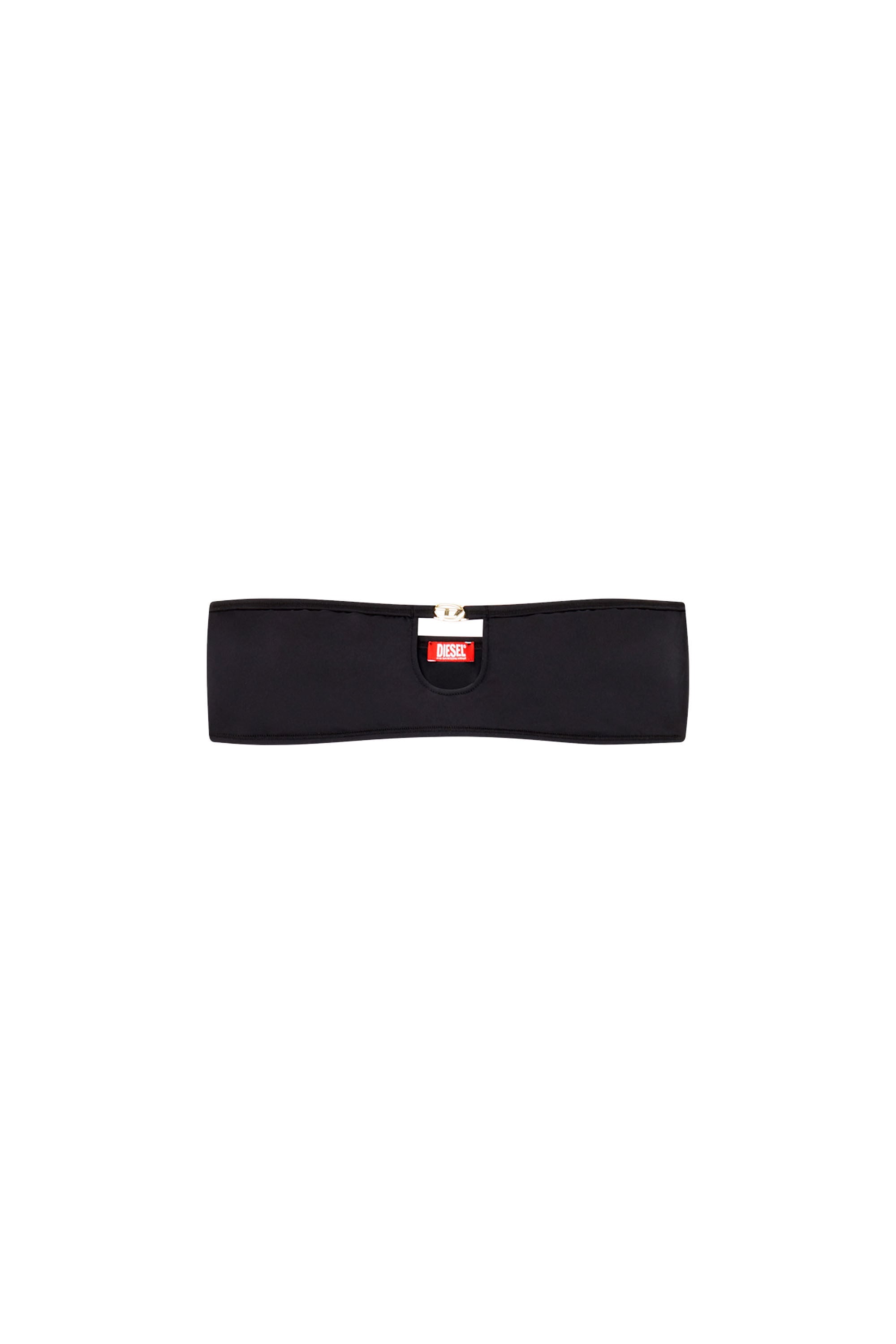 Diesel - ROCHELLE-UTLT, Bandeau en avec Oval D m&eacute;tallique Femme in Noir - 2