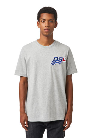 T-shirt avec empiècement ondulé DSL