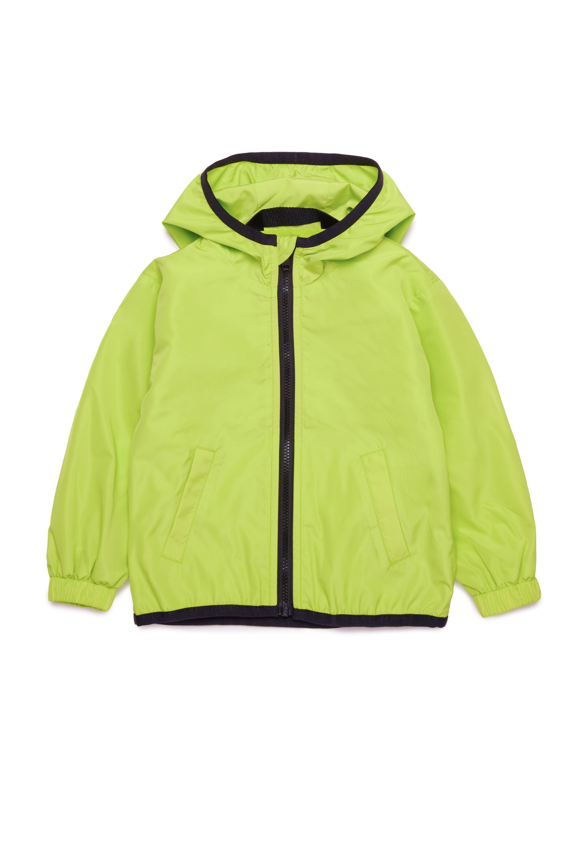 Diesel - JFLOGB, Veste à capuche avec mega imprimé Oval D Mixte in Vert - 1