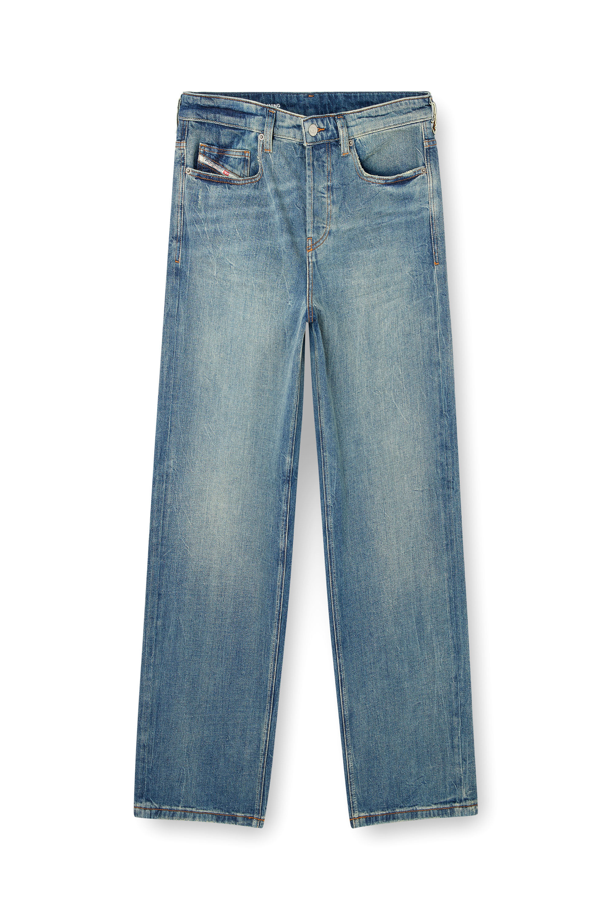 Diesel - Relaxed Jeans 2001 D-Macro 0CLBB Homme, Bleu moyen - Image 2