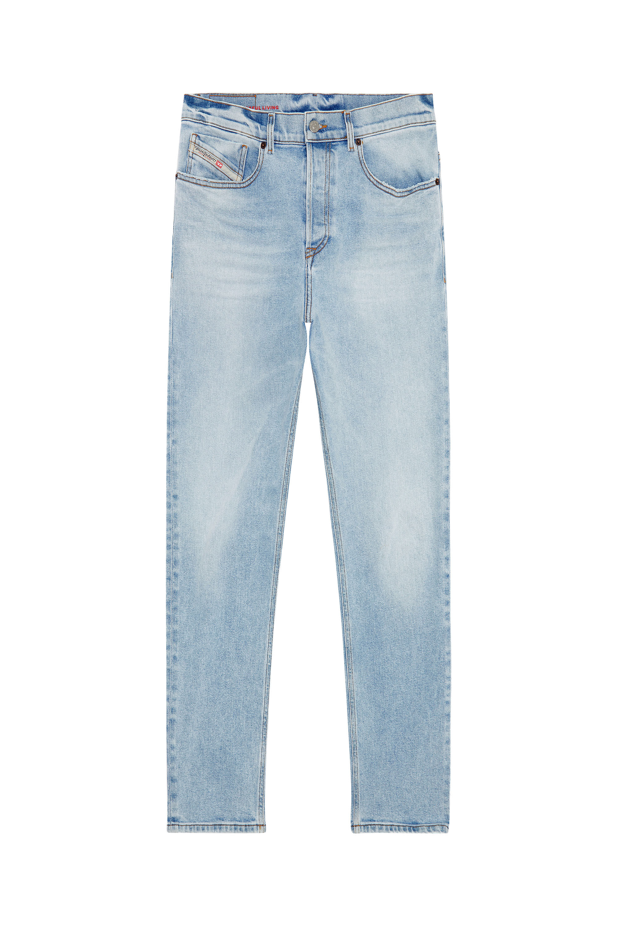 Diesel - 2005 D-Fining 09E81 Tapered Jeans, Bleu Clair - Image 2