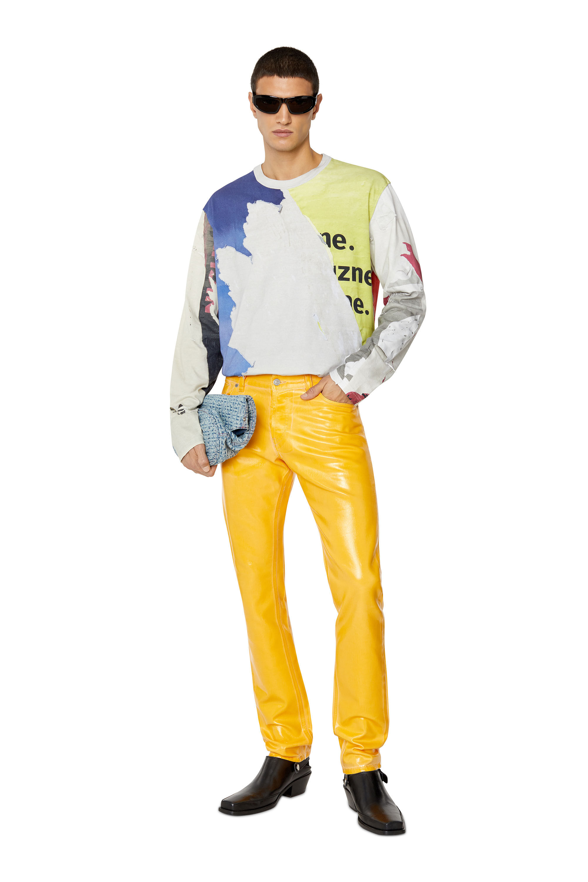 Diesel - 1995 D-Sark 09E50 Straight Jeans, Jaune - Image 1