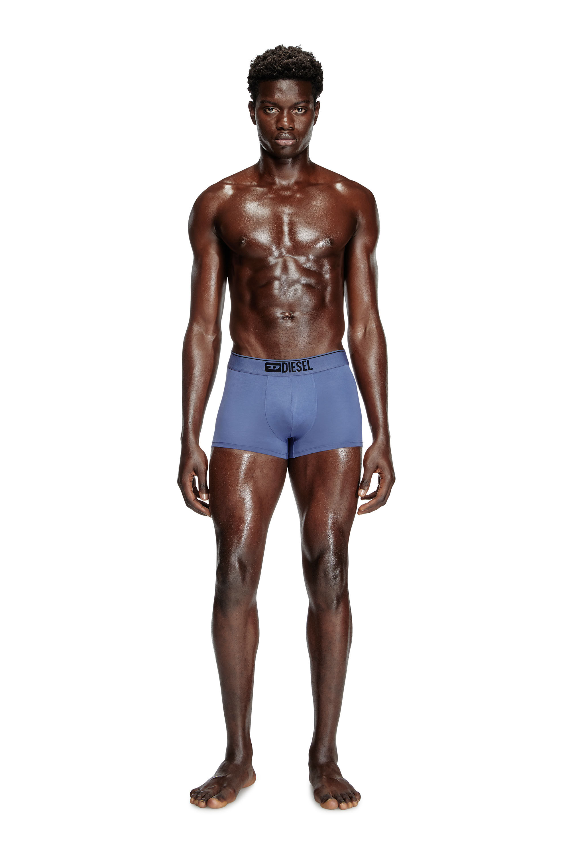 Diesel - UMBX-DAMIENTHREEPACK, Lot de trois boxers couleur unie Homme in Noir - 1