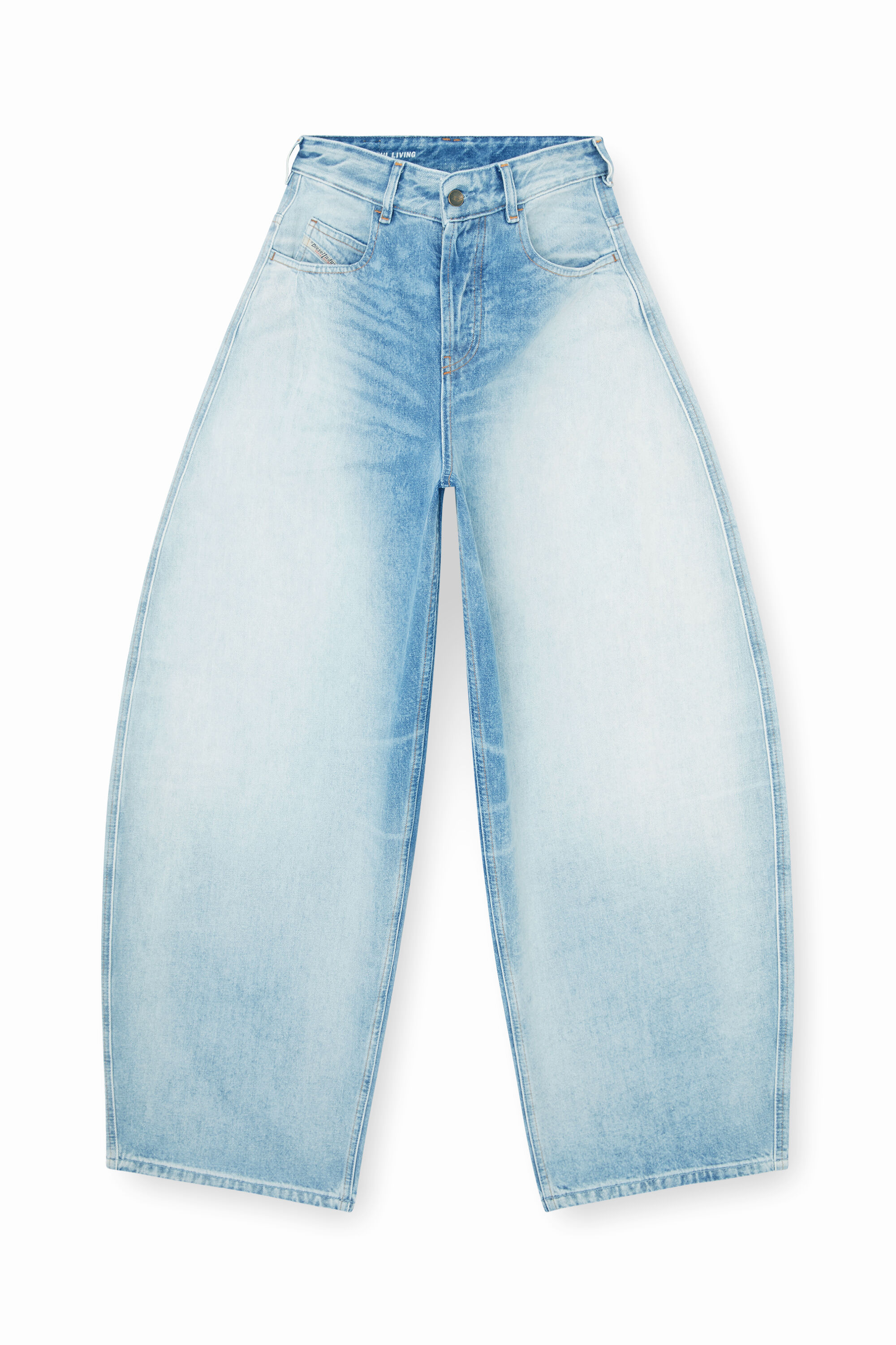 Diesel - Relaxed Jeans 1987 D-Khelz 007EE Femme, Bleu Clair - Image 6