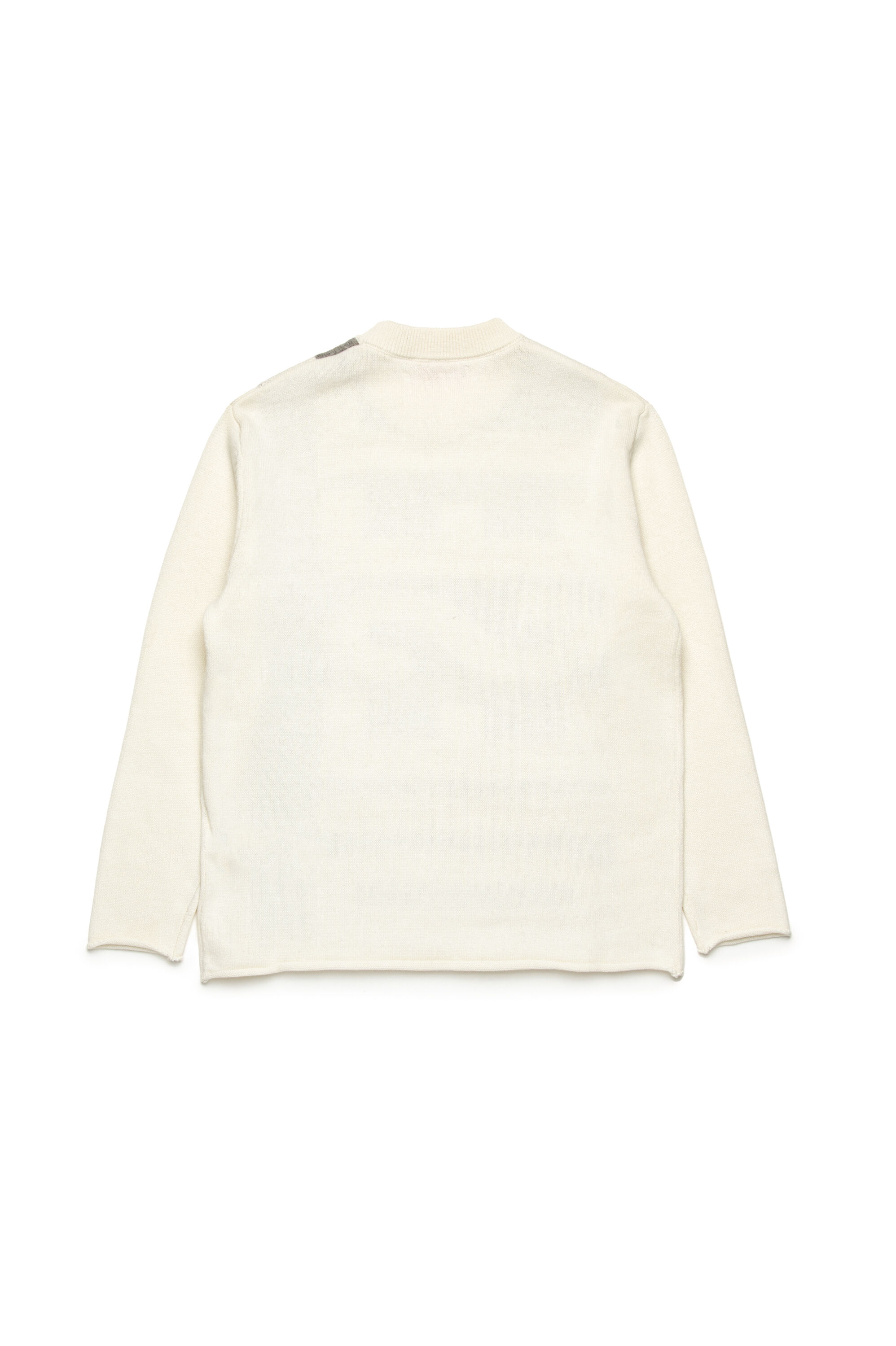 Diesel - KFLOYD OVER, Pull avec logo effet peel-off Homme in Blanc - 2