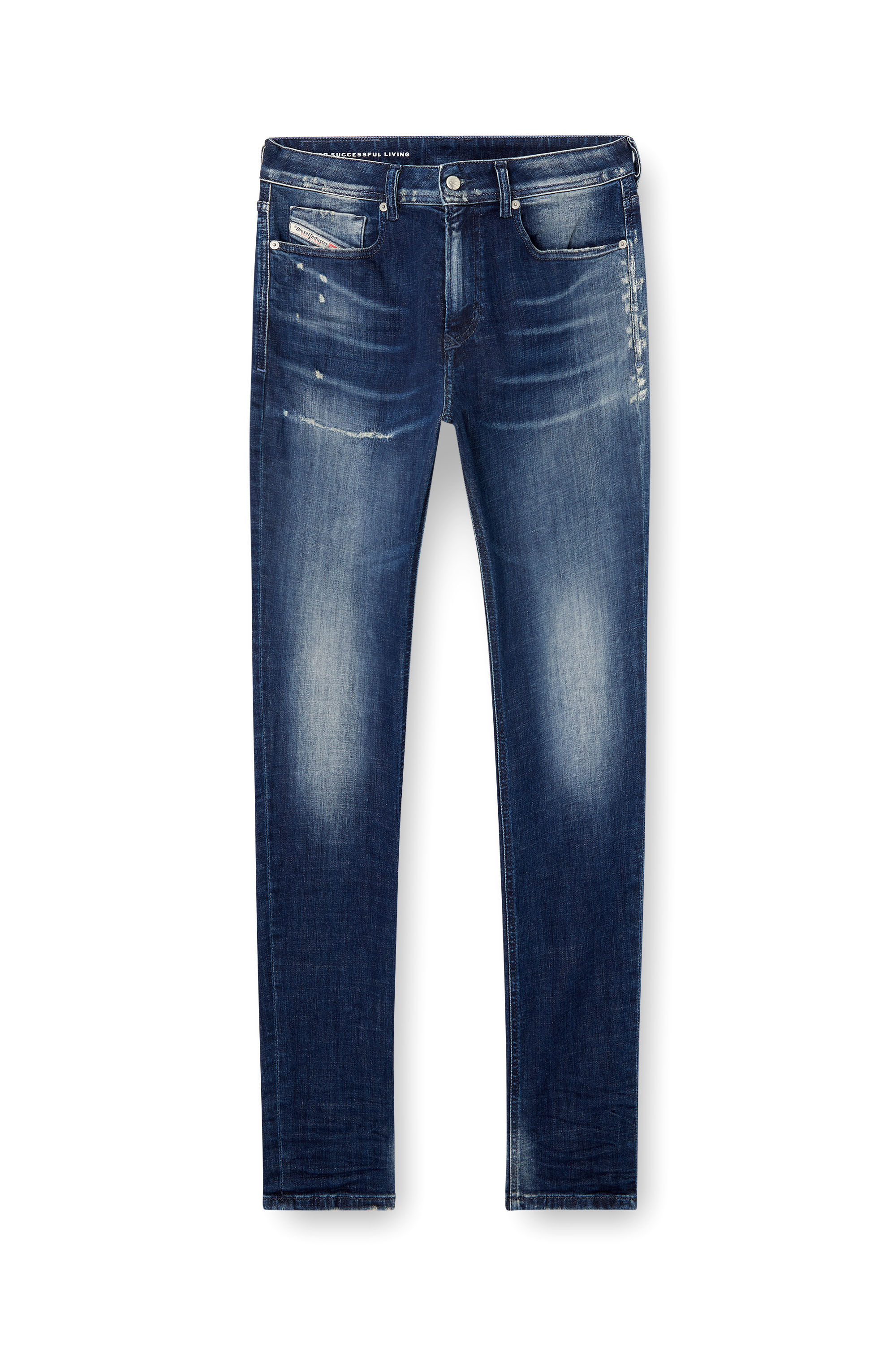 Diesel - Skinny Jeans 1979 Sleenker 09L97 Homme, Bleu Foncé - Image 2