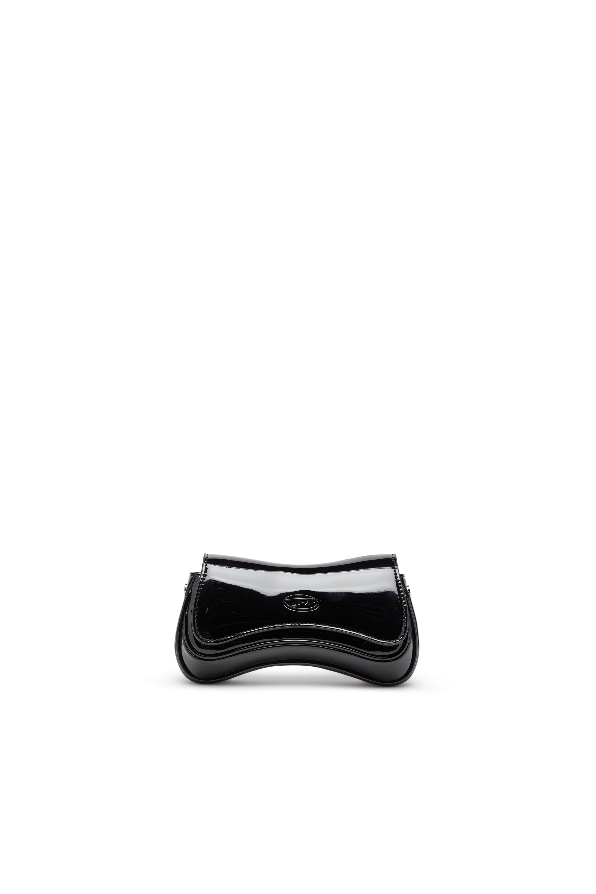 Diesel - PLAY CROSSBODY XS, Play-Petit sac bandoulière en PU brillant Femme in Noir - 1