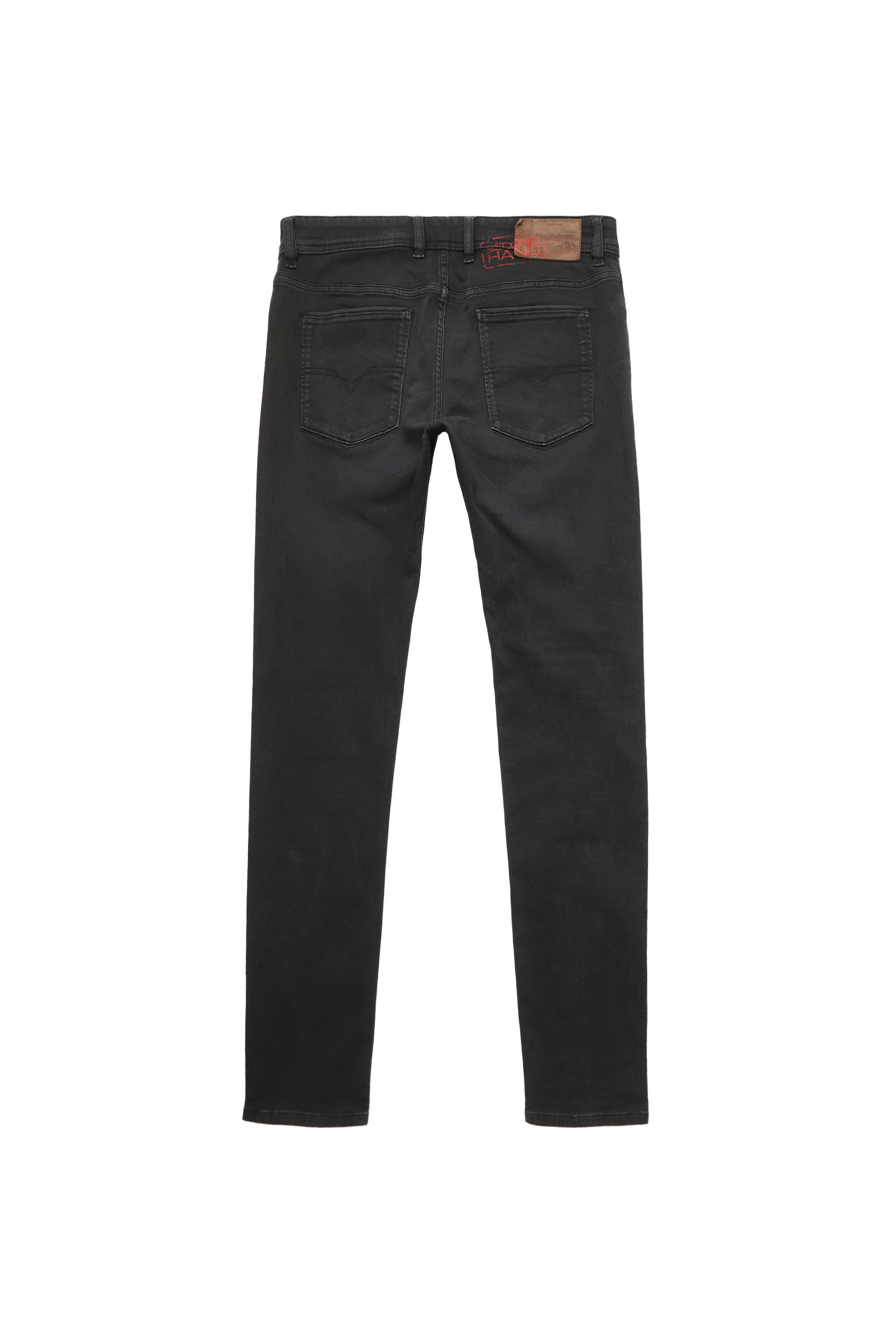 Diesel - SLEENKER-A, Diesel Homme - Jeans Noir/Gris foncé Homme in Noir - 2
