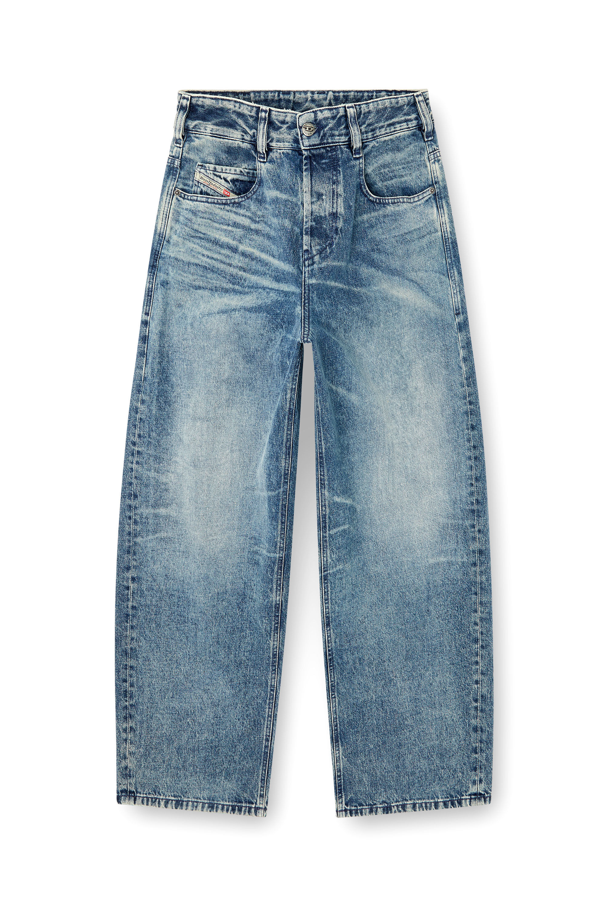 Diesel - Relaxed Jeans 1997 D-Enim 007DA Mixte, Bleu Clair - Image 2