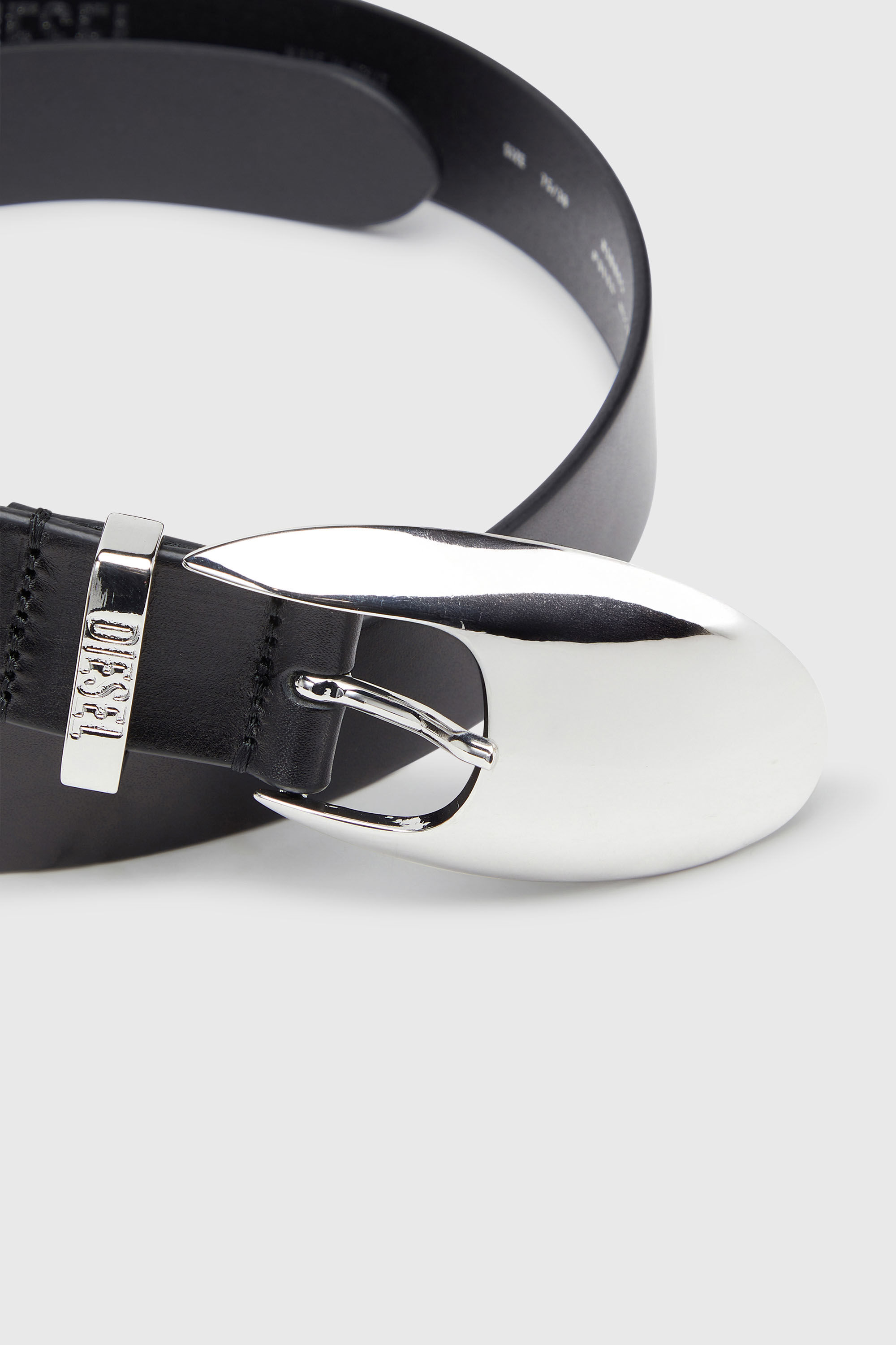Diesel - B-ROP 30, Ceinture 3 cm en cuir pull-up Femme in Noir - 3