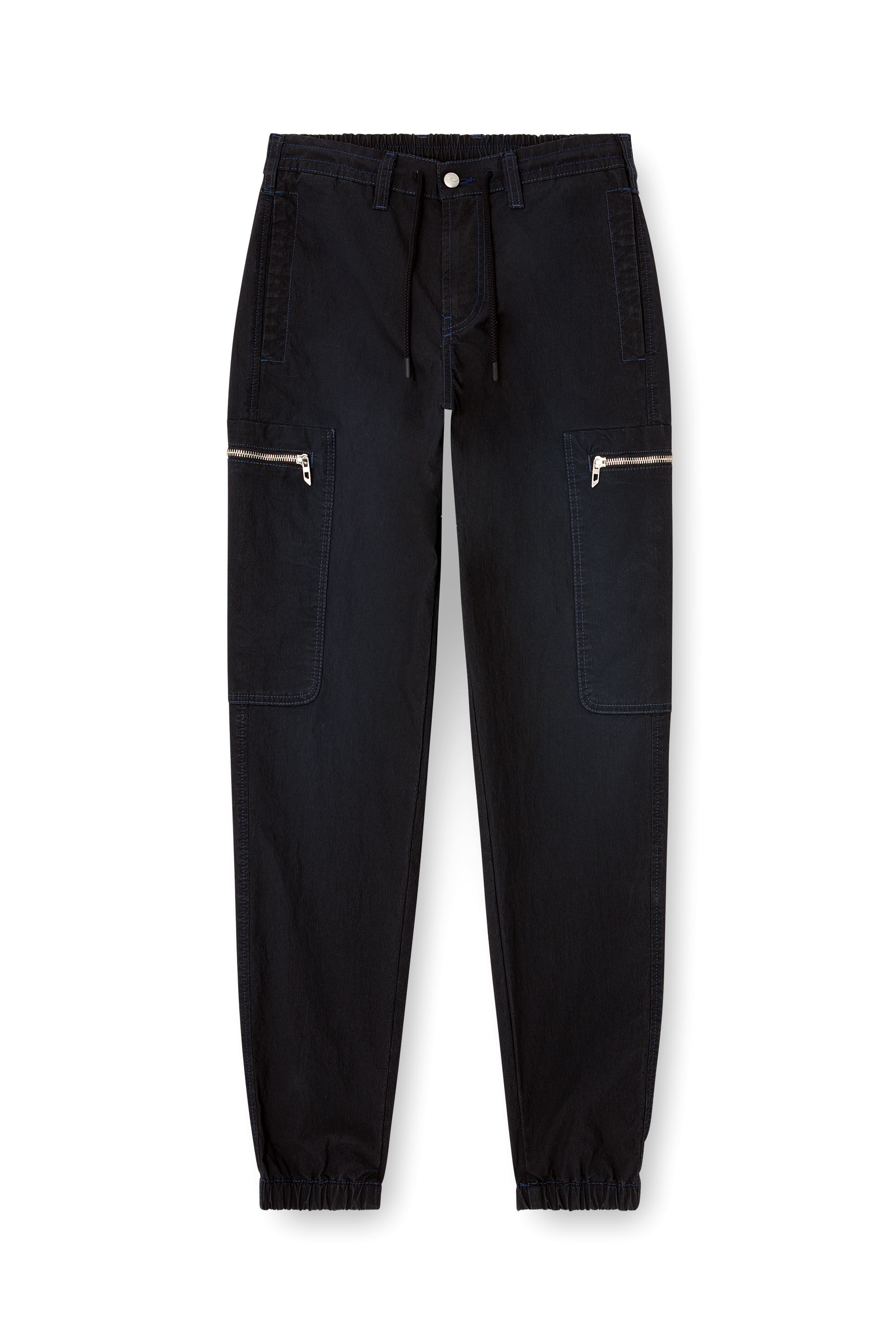 Diesel - Slim D-Lab JoggJeans® 068SJ Mixte, Noir/Gris foncé - Image 2