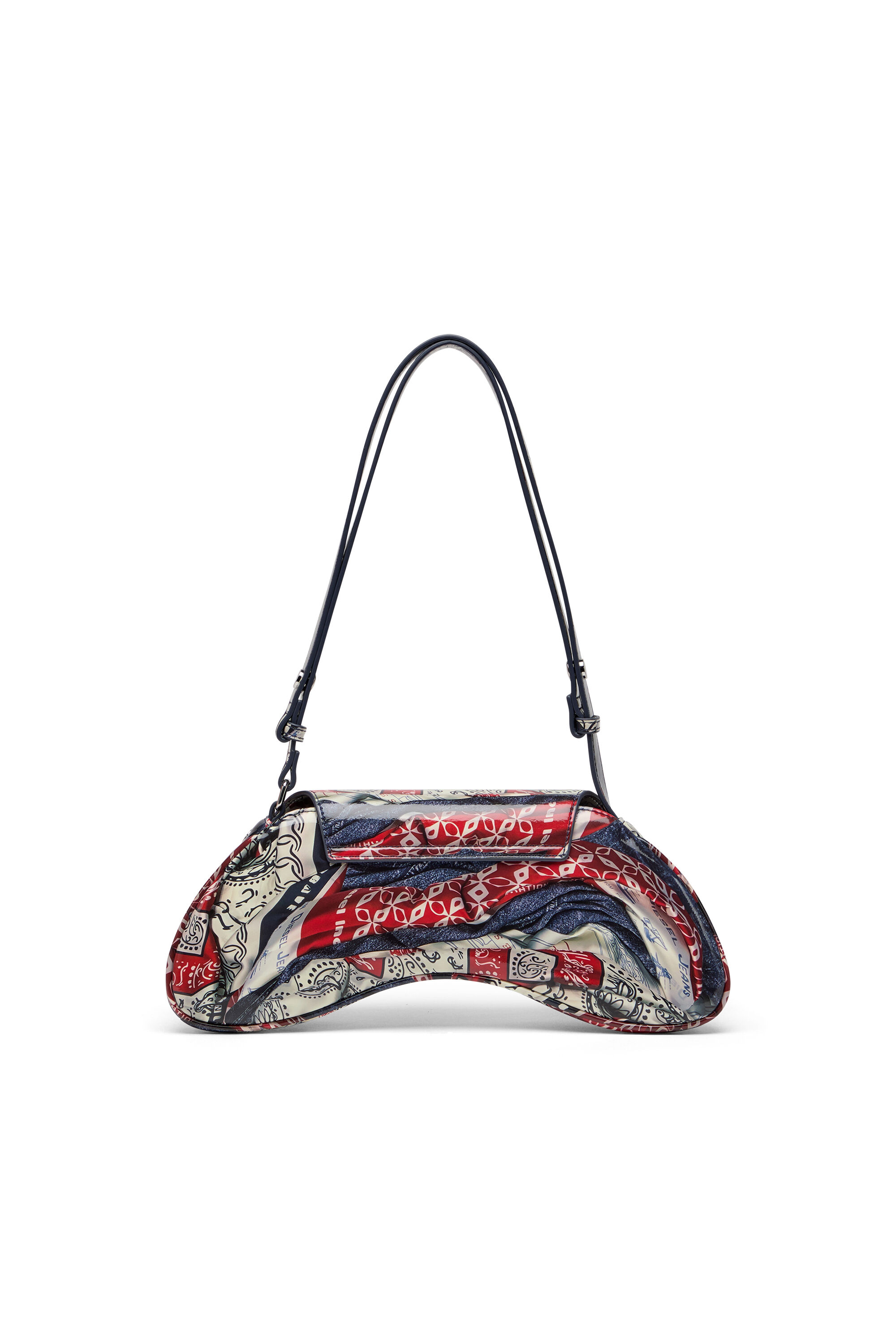 Diesel - PLAY CROSSBODY, Play-Sac à bandoulière en PU glossy imprimé Femme in Polychrome - 3